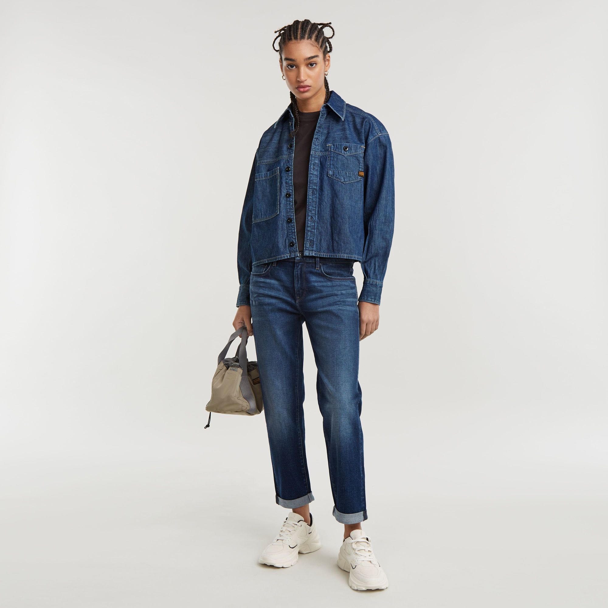 G-Star RAW Kate Boyfriend Jeans Donkerblauw Dames
