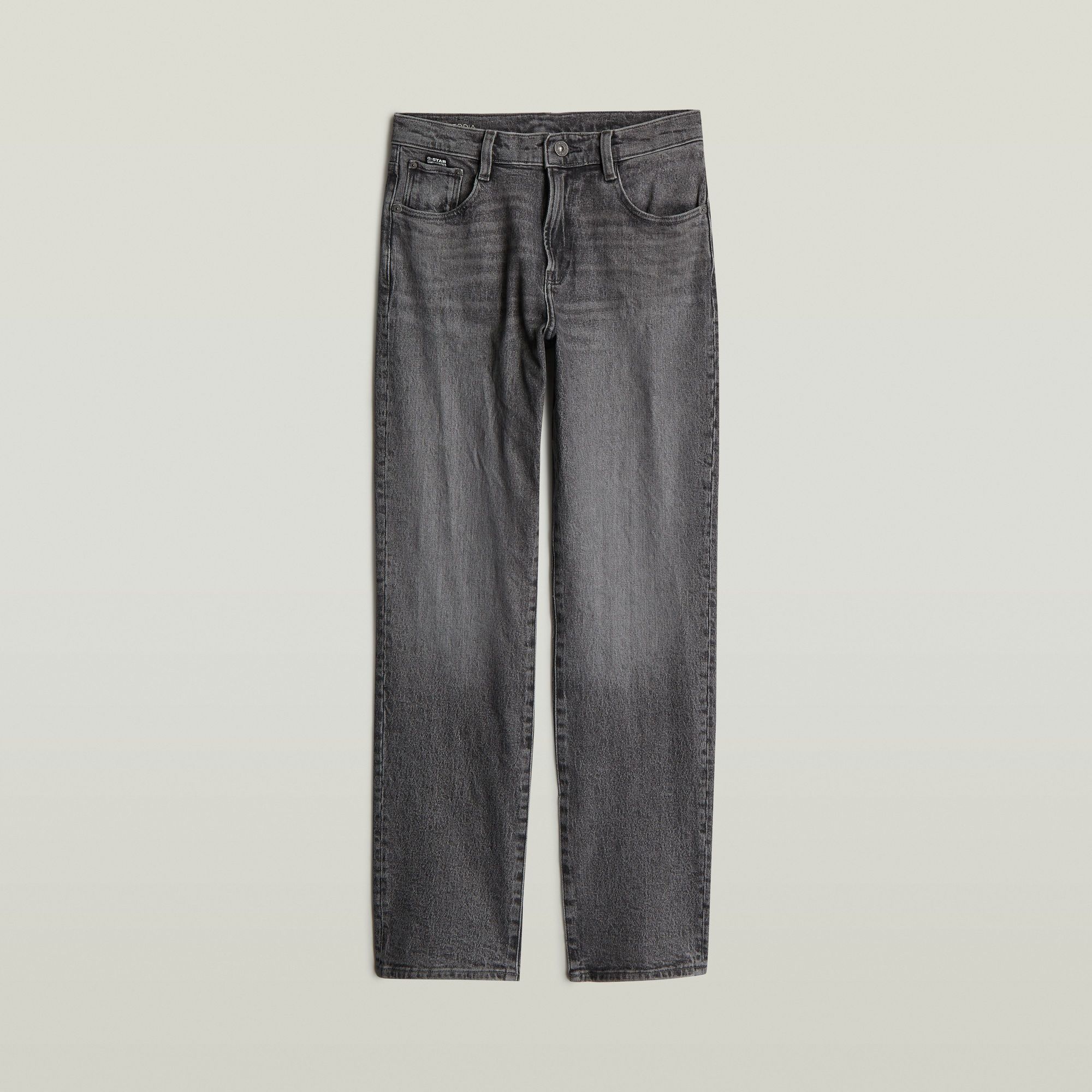 G-Star RAW Viktoria High Straight Jeans Grijs Dames