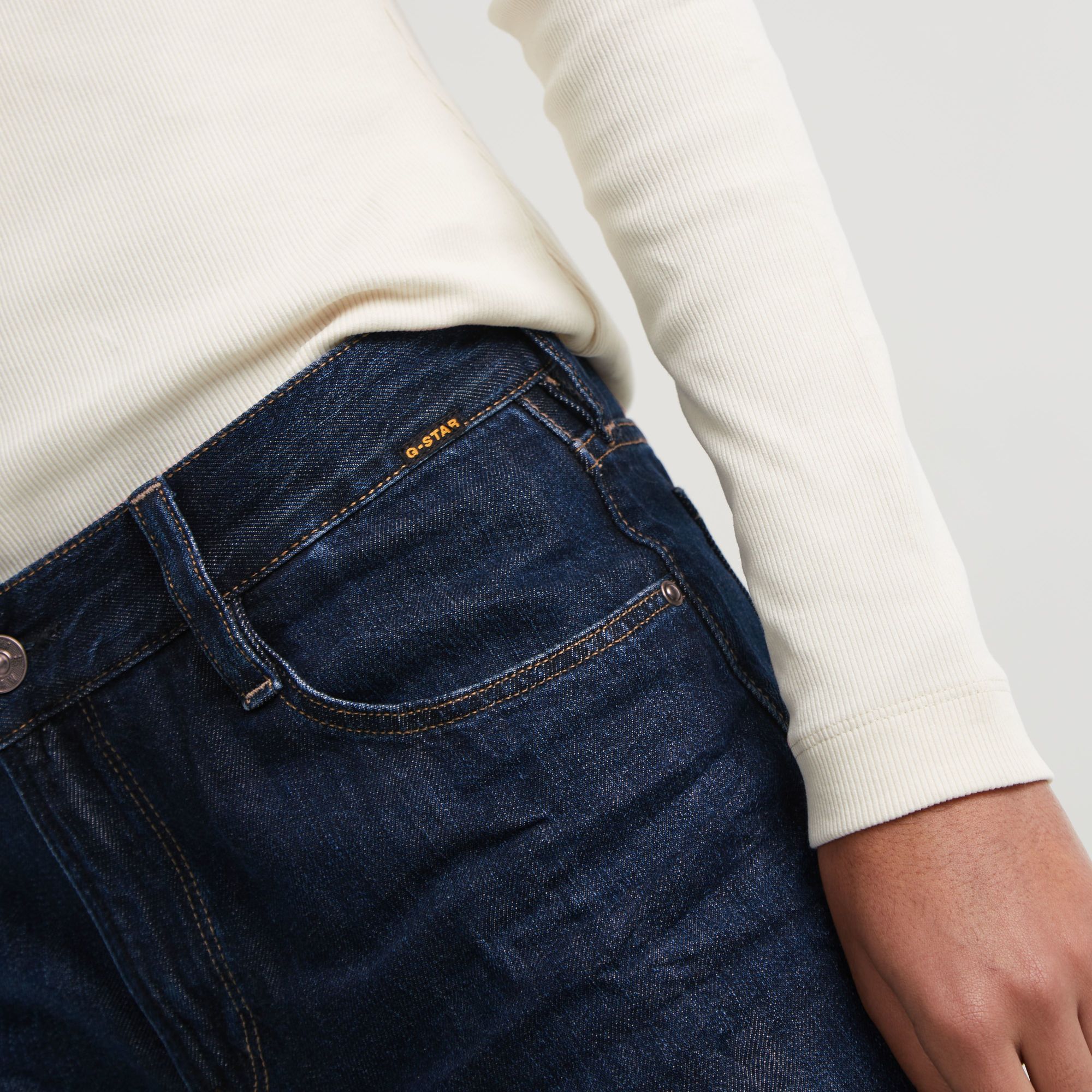 G-Star RAW Judee Low Waist Loose Jeans Donkerblauw Dames