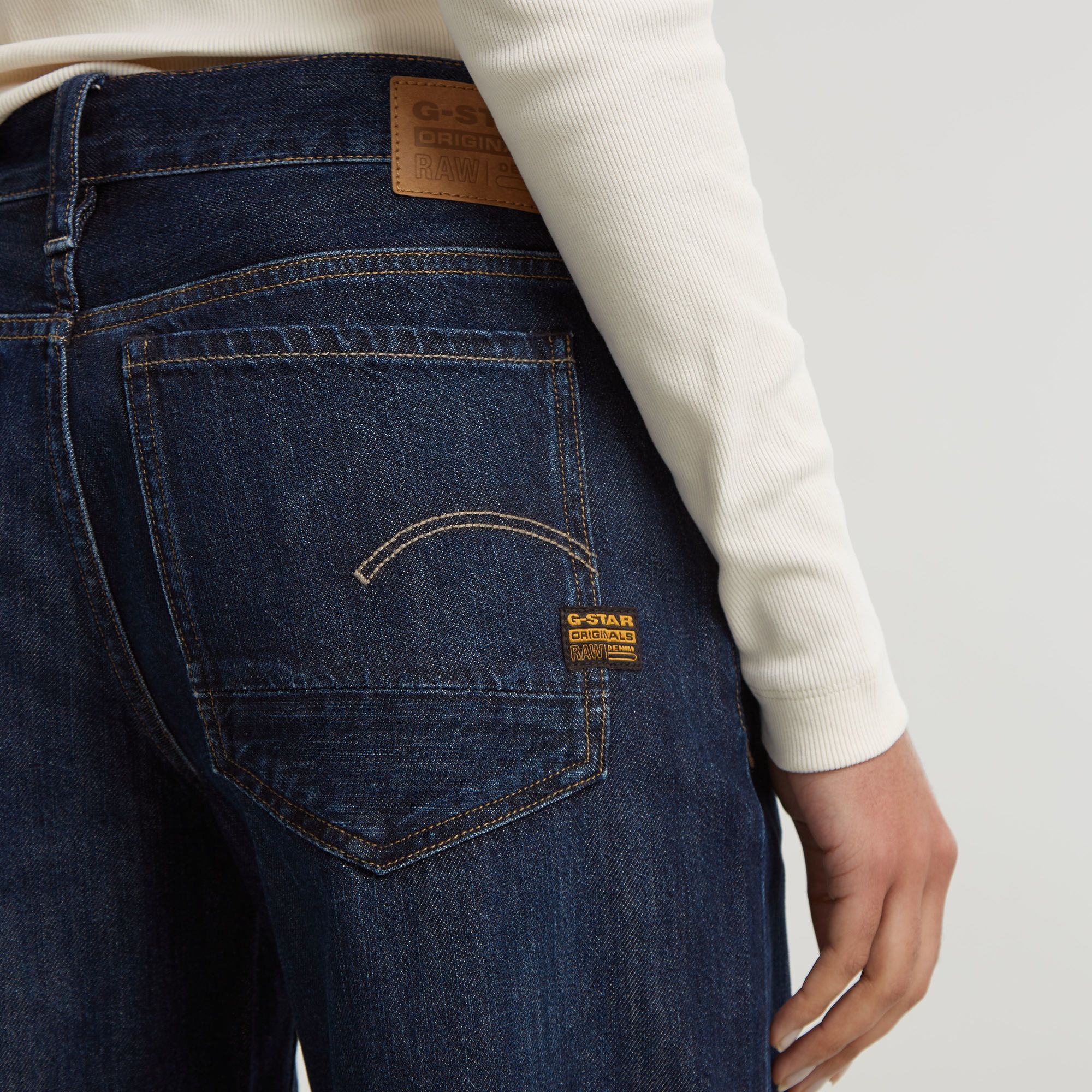 G-Star RAW Judee Low Waist Loose Jeans Donkerblauw Dames