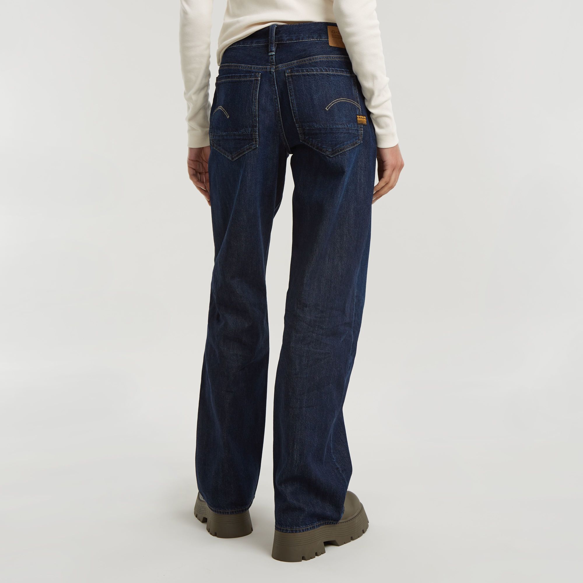 G-Star RAW Judee Low Waist Loose Jeans Donkerblauw Dames
