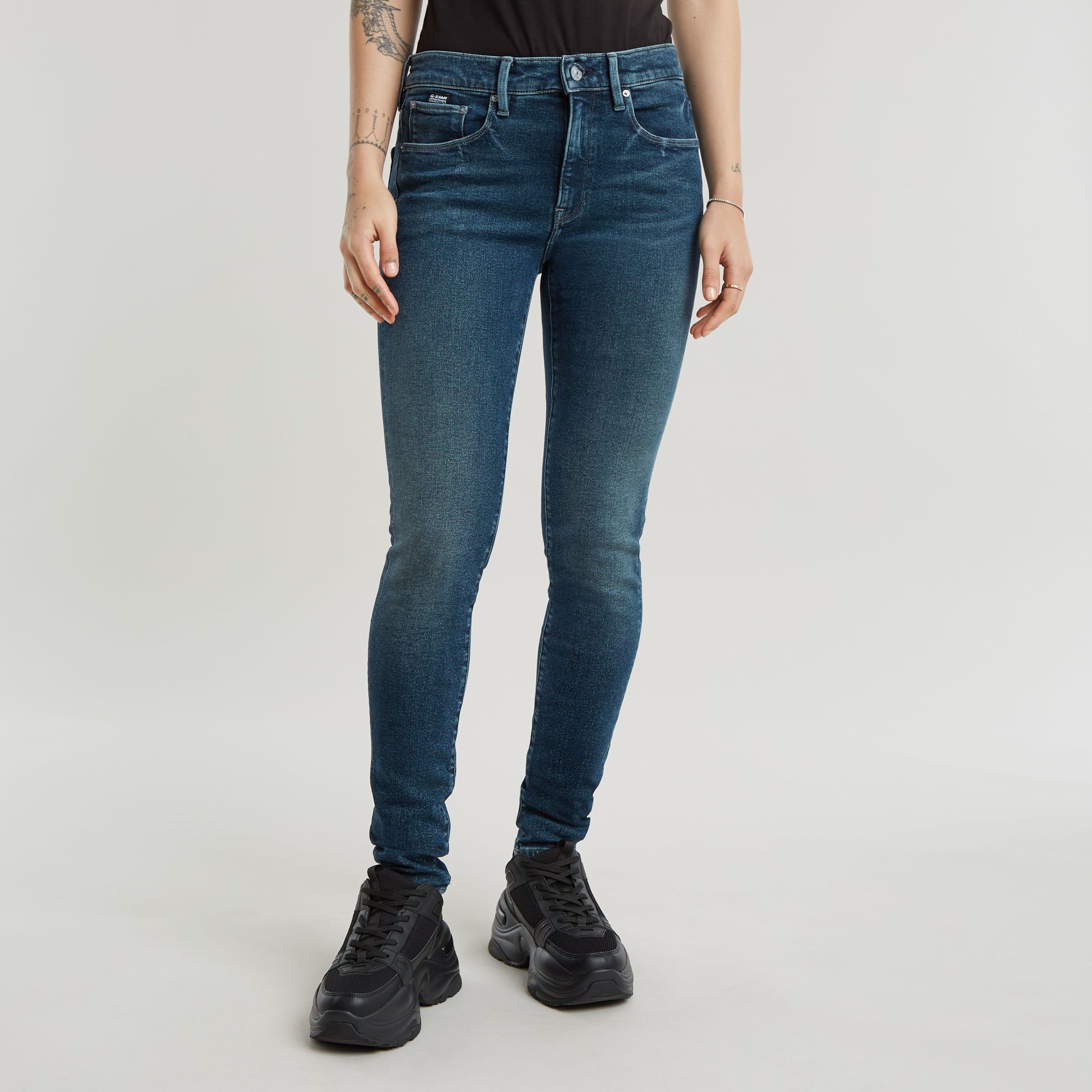 

3301 Skinny Jeans - Mittelblau - Damen