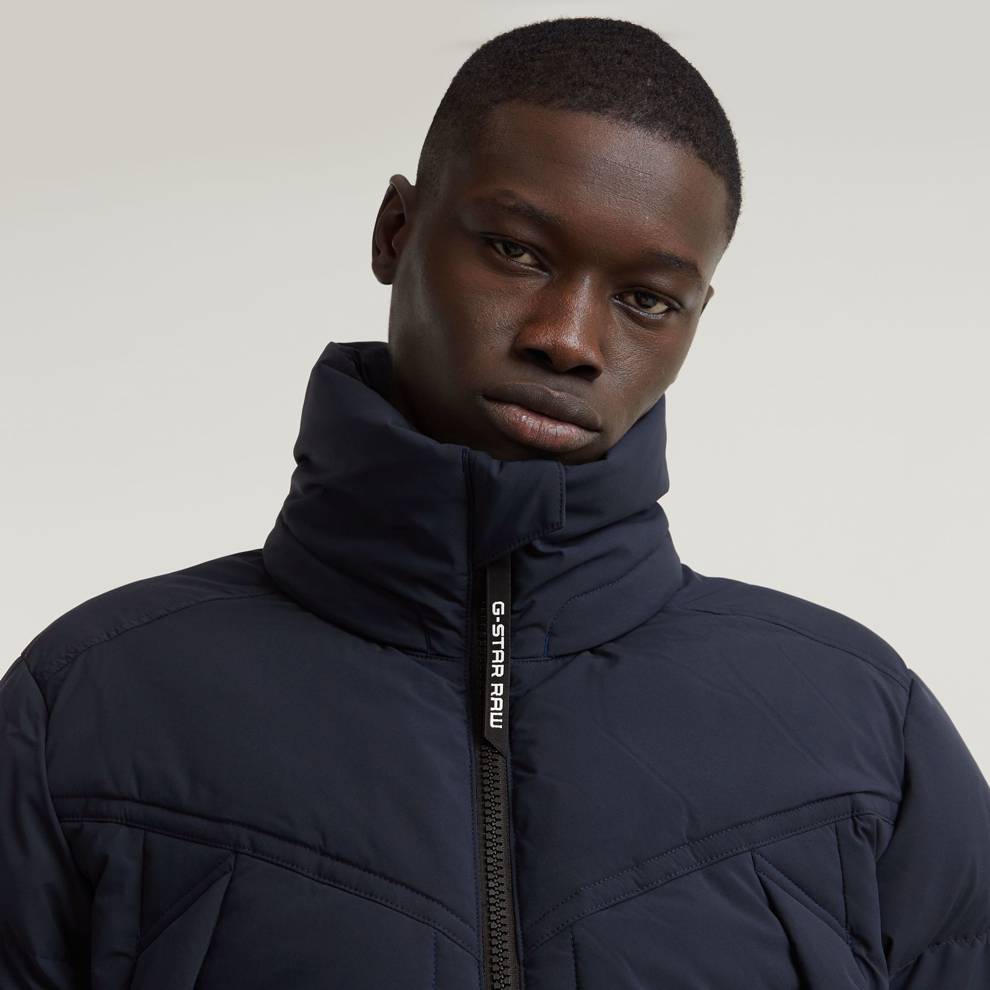 G-Star RAW G- Whistler 2.0 Gewatteerd Jack Met Capuchon Donkerblauw Heren