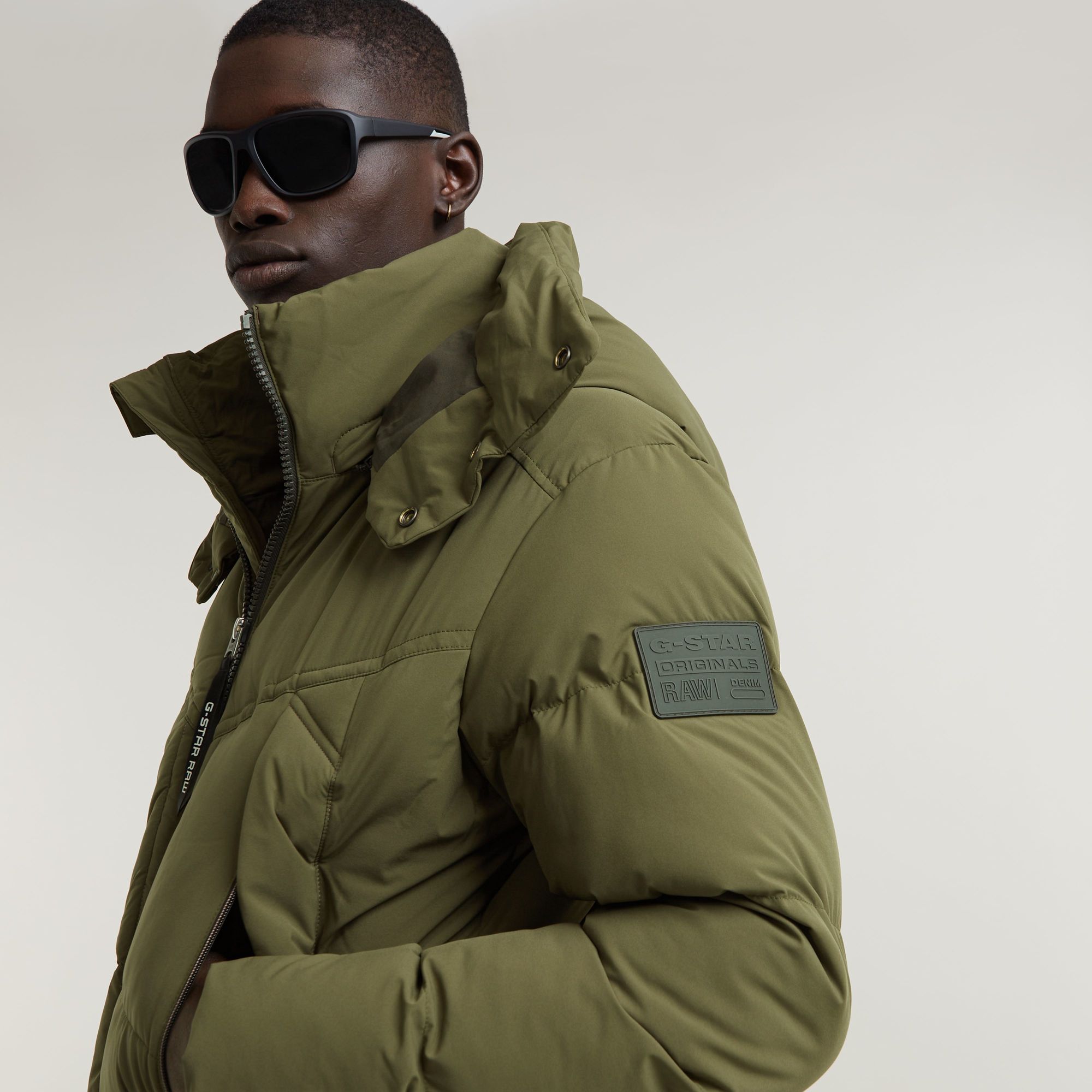 G-Star RAW G- Whistler 2.0 Gewatteerde Parka 2.0 Met Capuchon Groen Heren