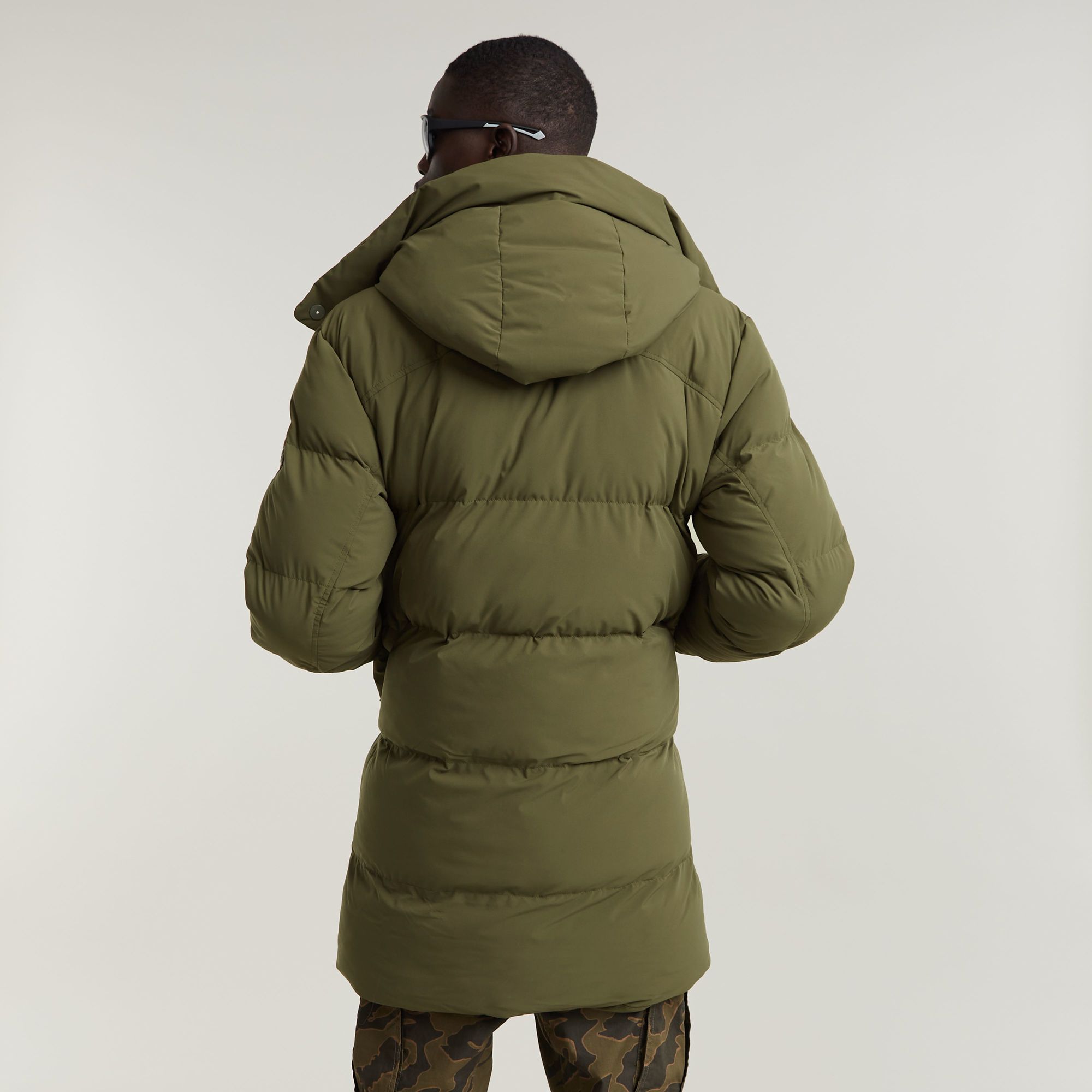 G-Star RAW G- Whistler 2.0 Gewatteerde Parka 2.0 Met Capuchon Groen Heren