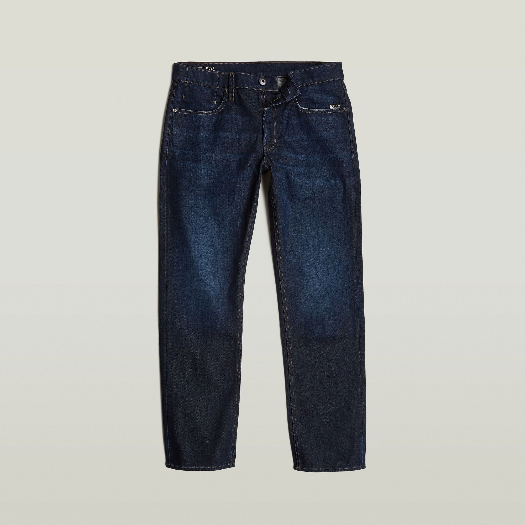 G-Star RAW Mosa Straight Jeans Donkerblauw Heren