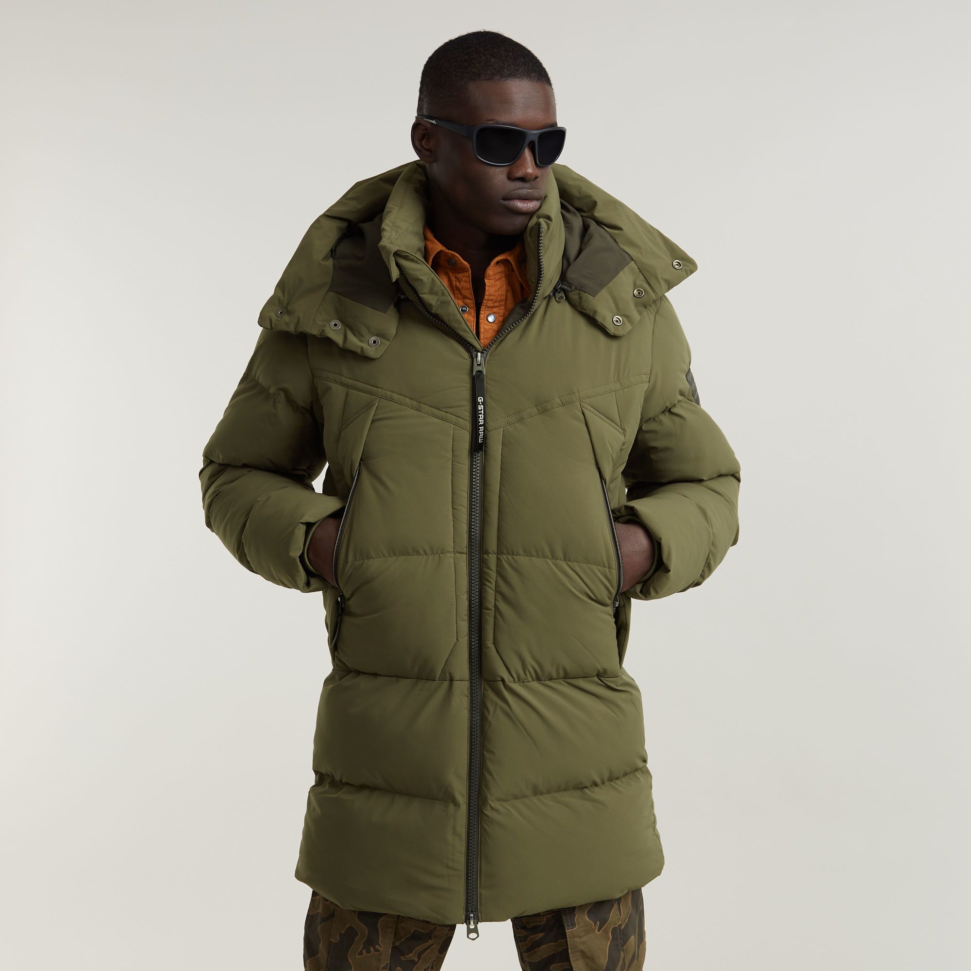 G- Whistler Padded Hooded Parka 2.0 - Grün - Herren