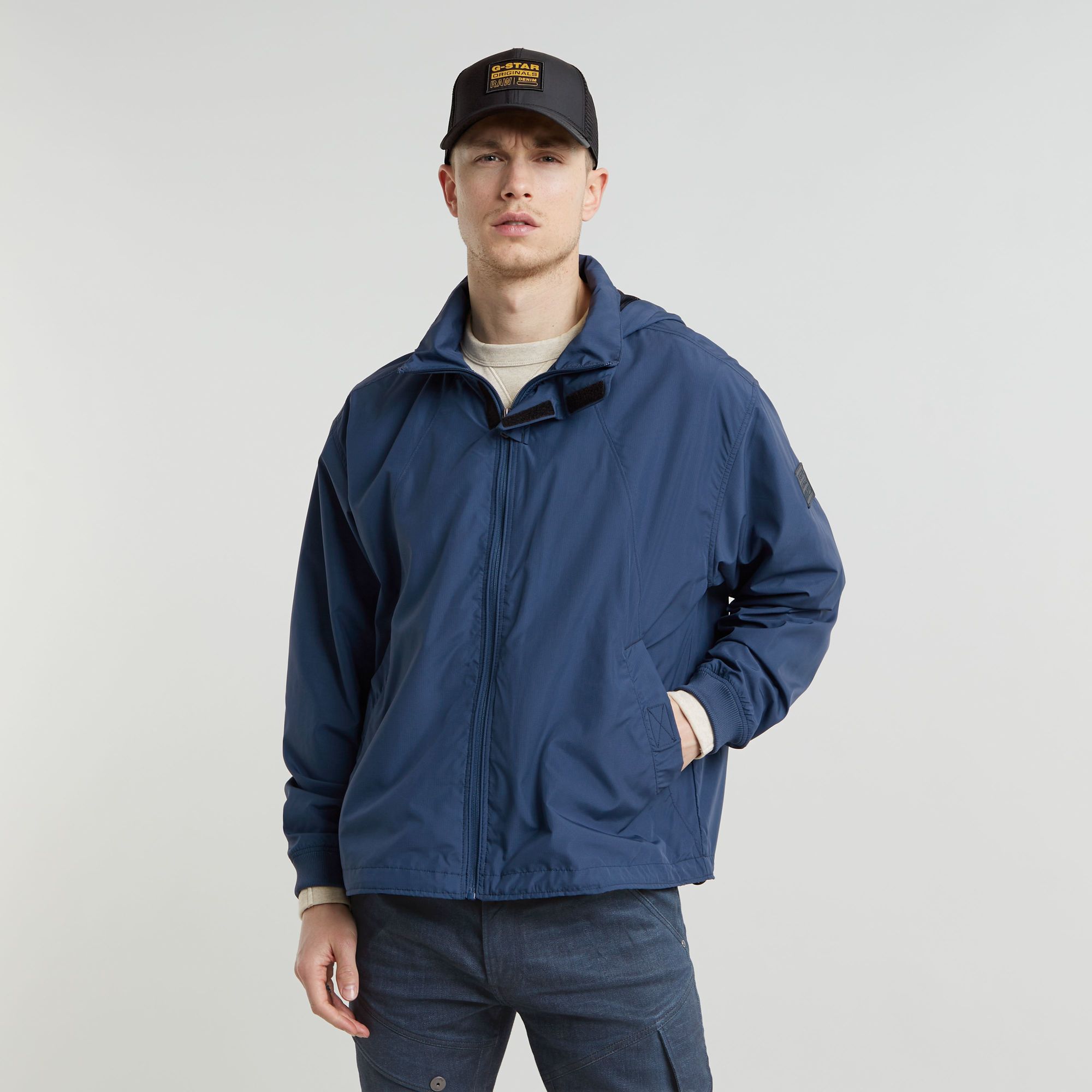 

Light Weight Expedition Sporty Jacket - Medium blue - Men