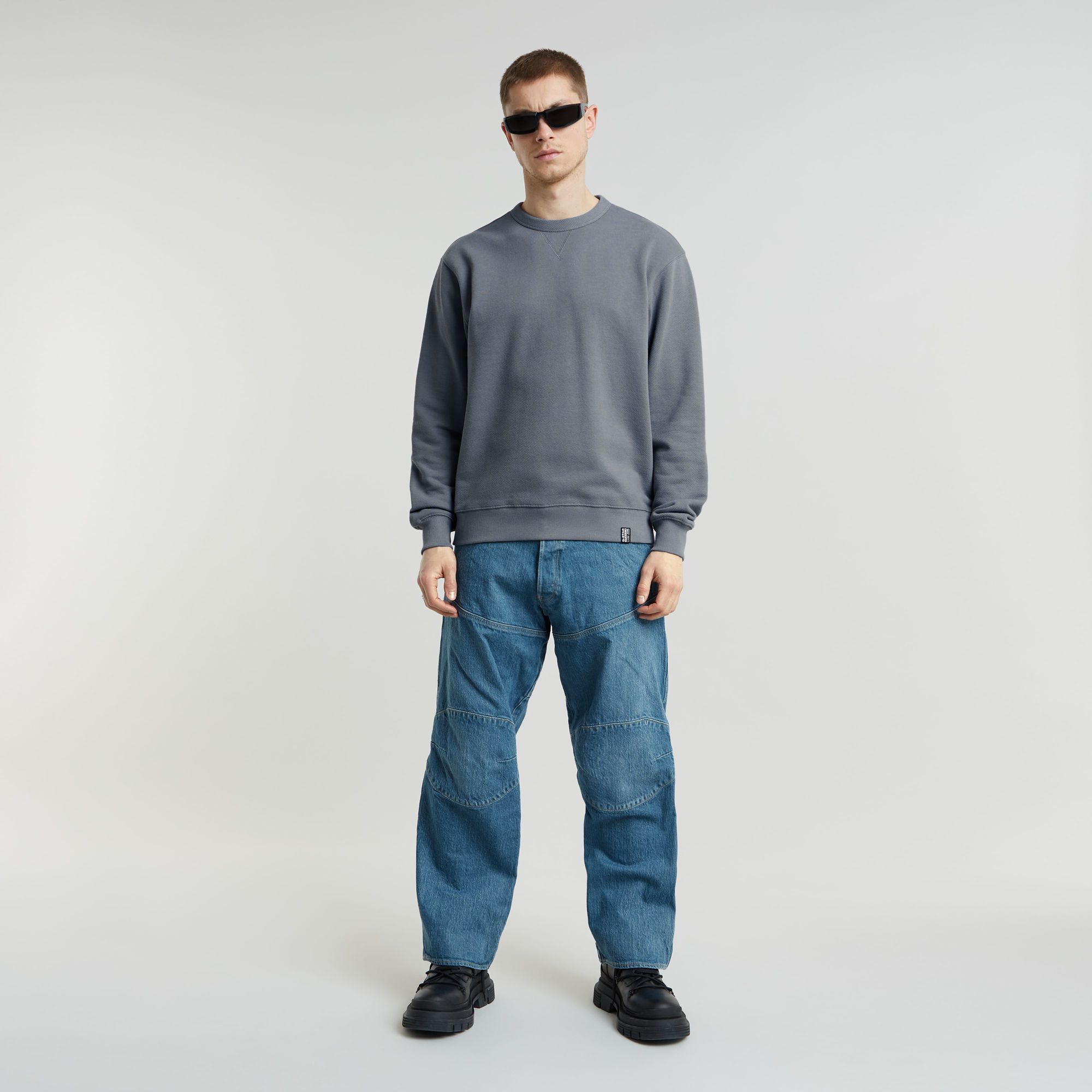 Thumbnail - 5620 Loose Jeans - Mittelblau - Herren