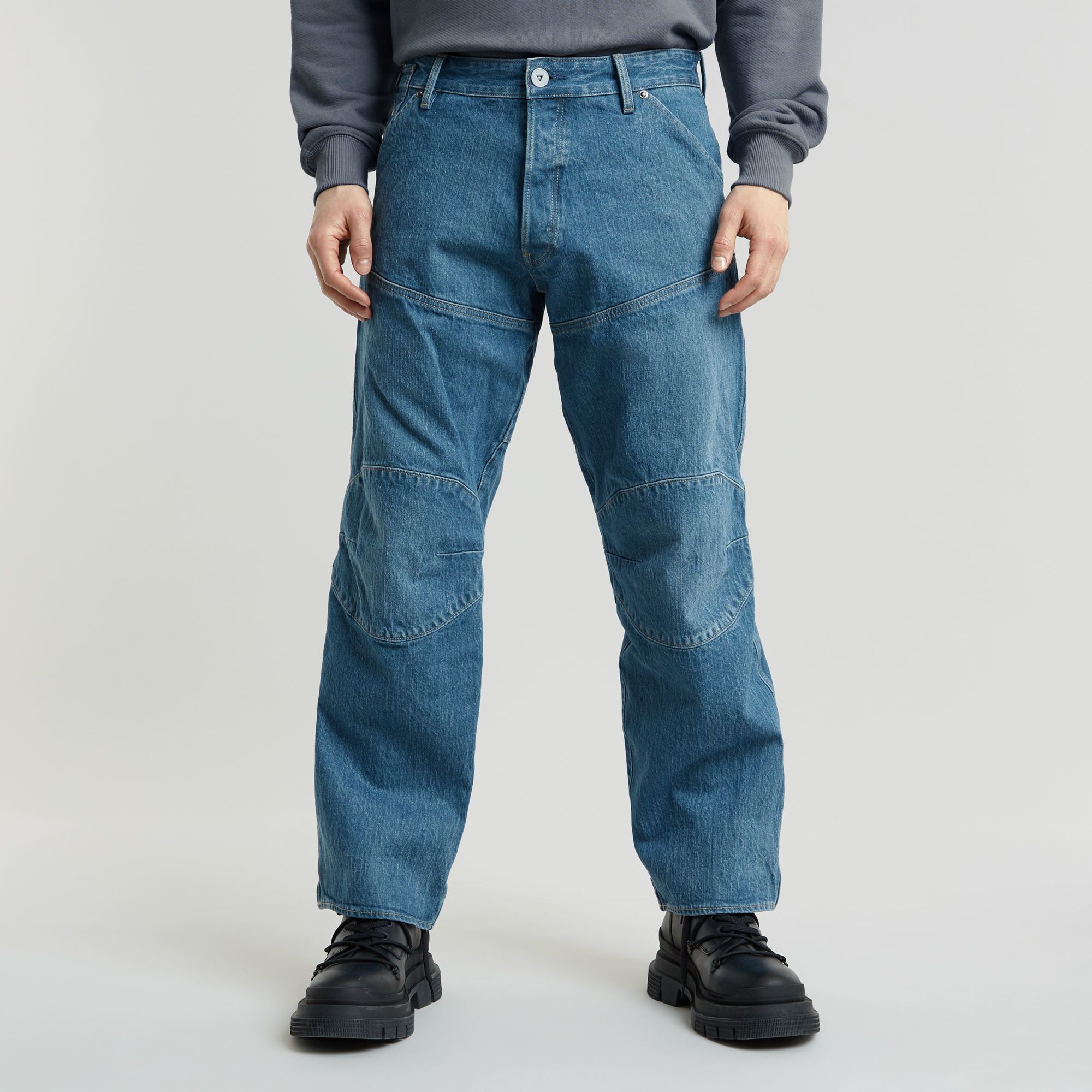 

5620 3D Loose Jeans - Medium blue - Men