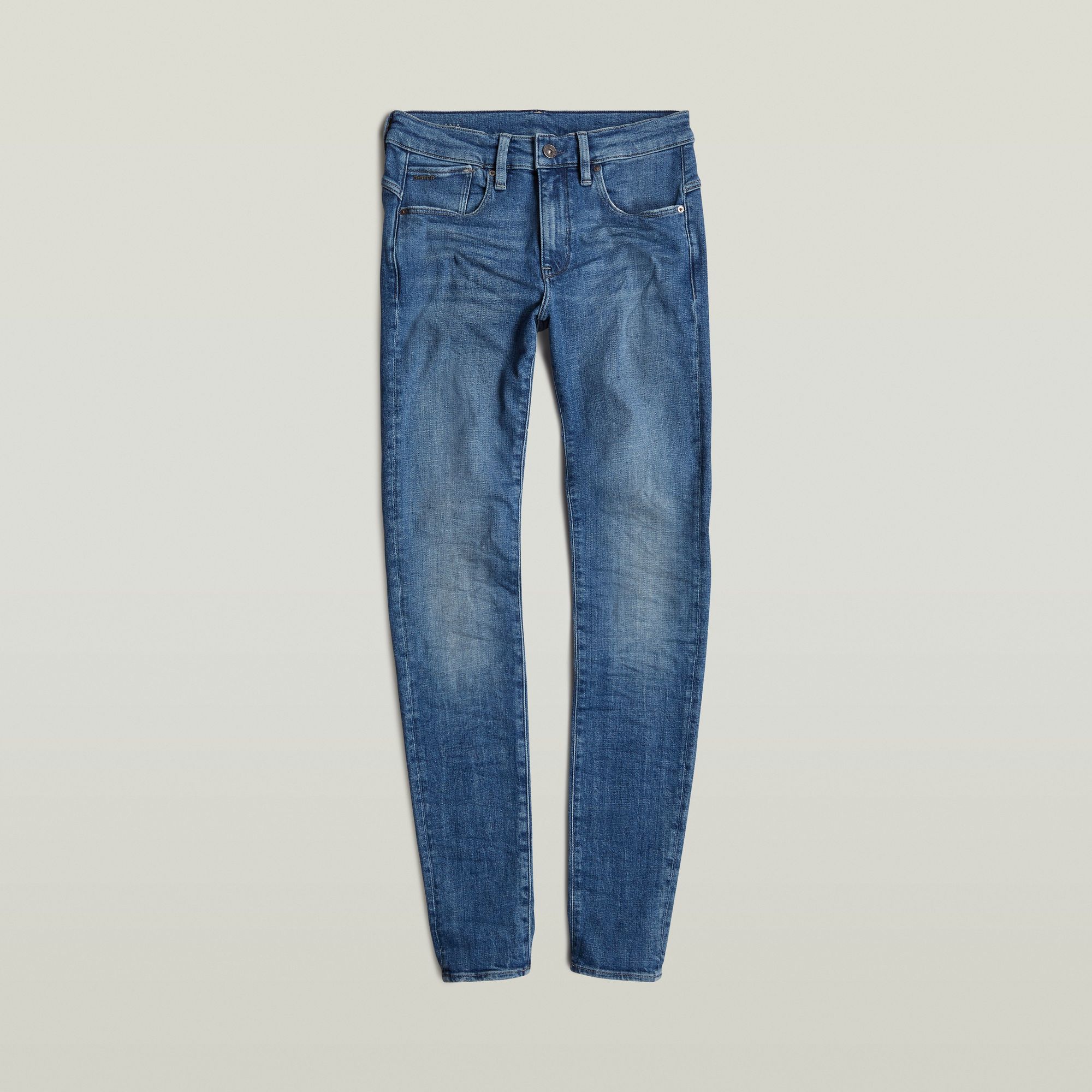 G-Star RAW Lhana Skinny Jeans Midden blauw Dames