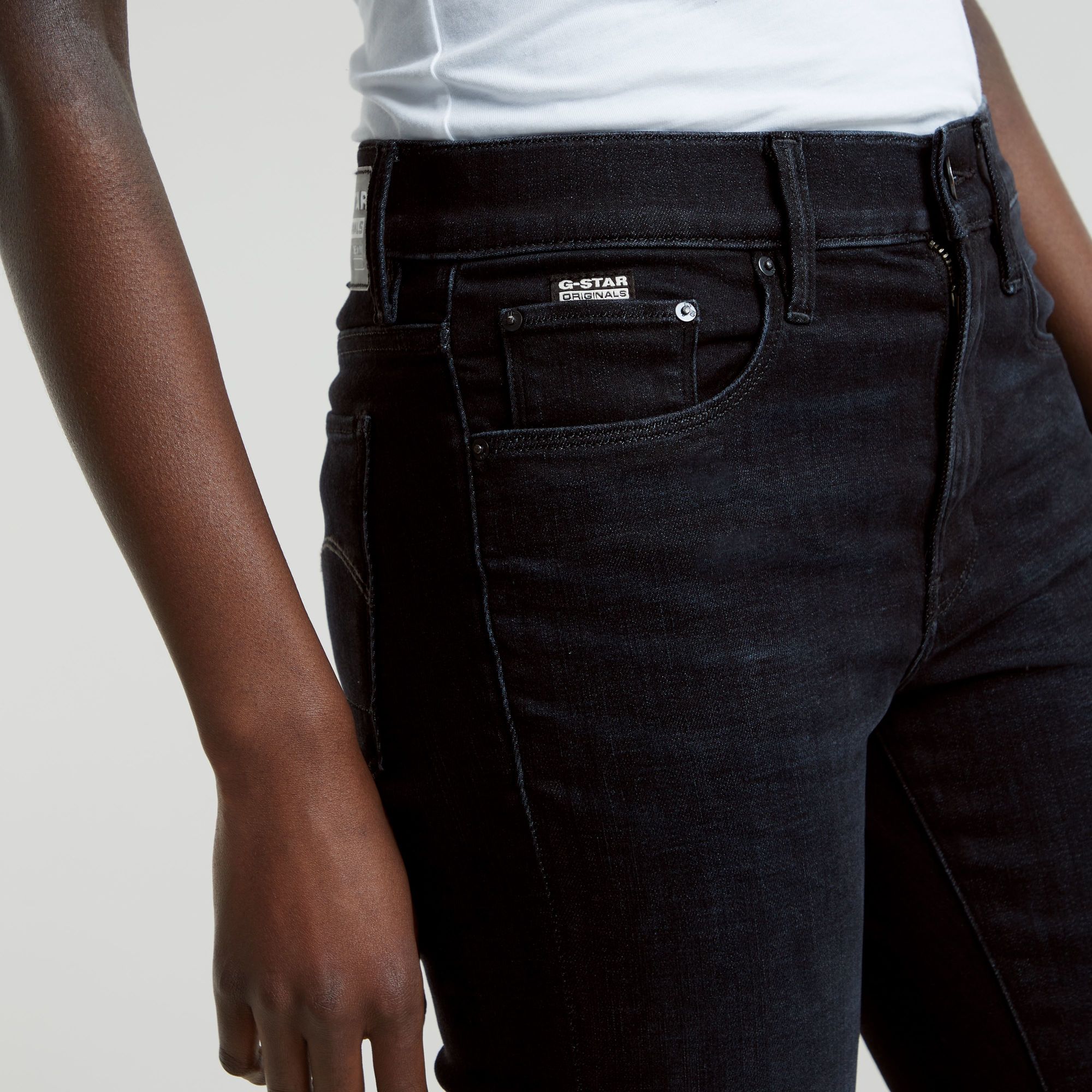 G-Star RAW 3301 Flare Jeans Donkerblauw Dames