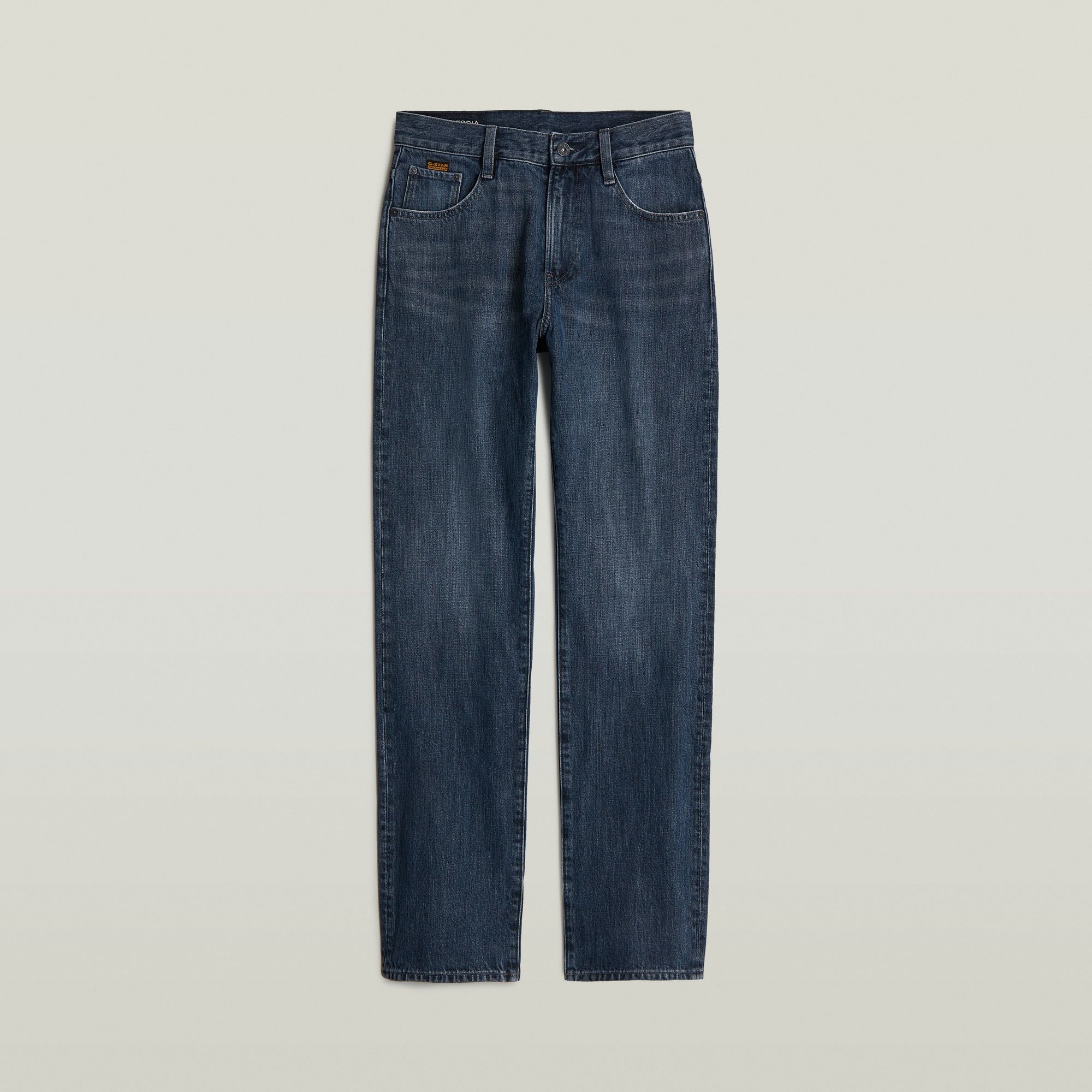 G-Star RAW Viktoria High Straight Jeans Donkerblauw Dames
