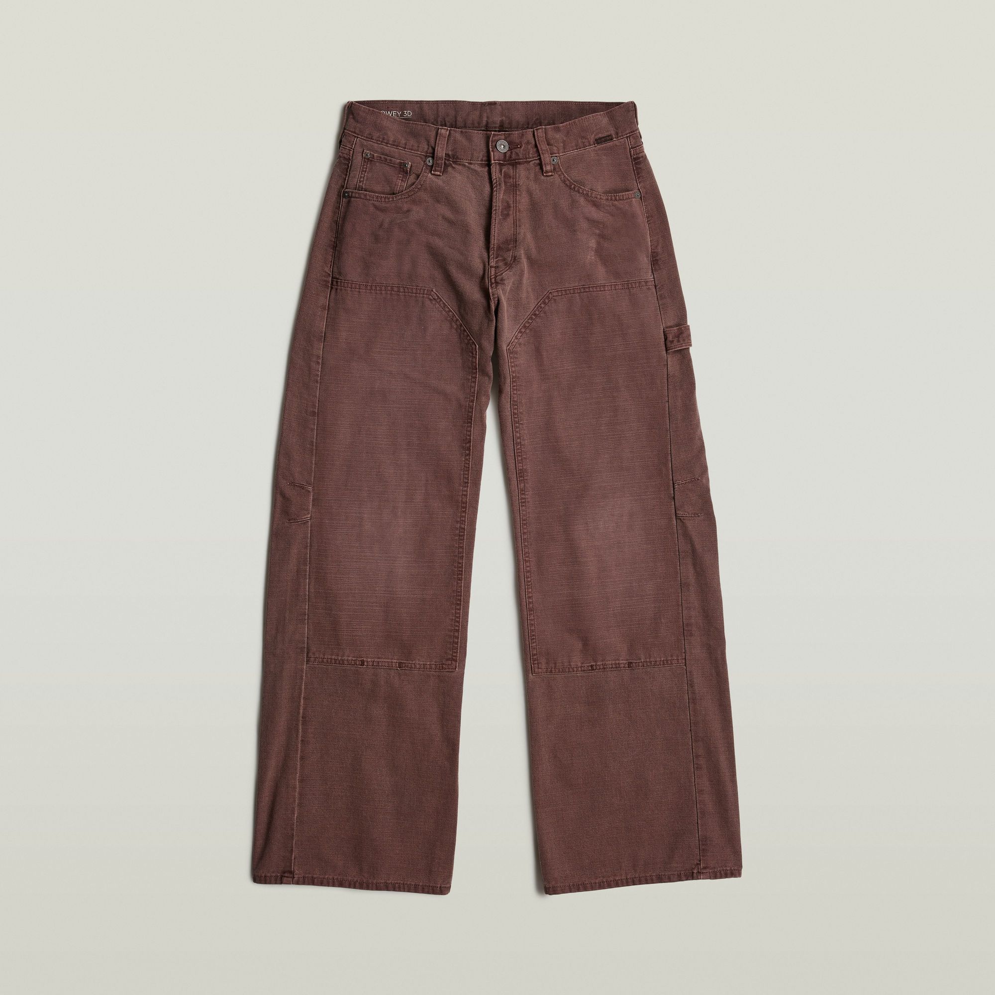 G-Star RAW Bowey 3D Carpenter Loose Jeans Bruin Dames