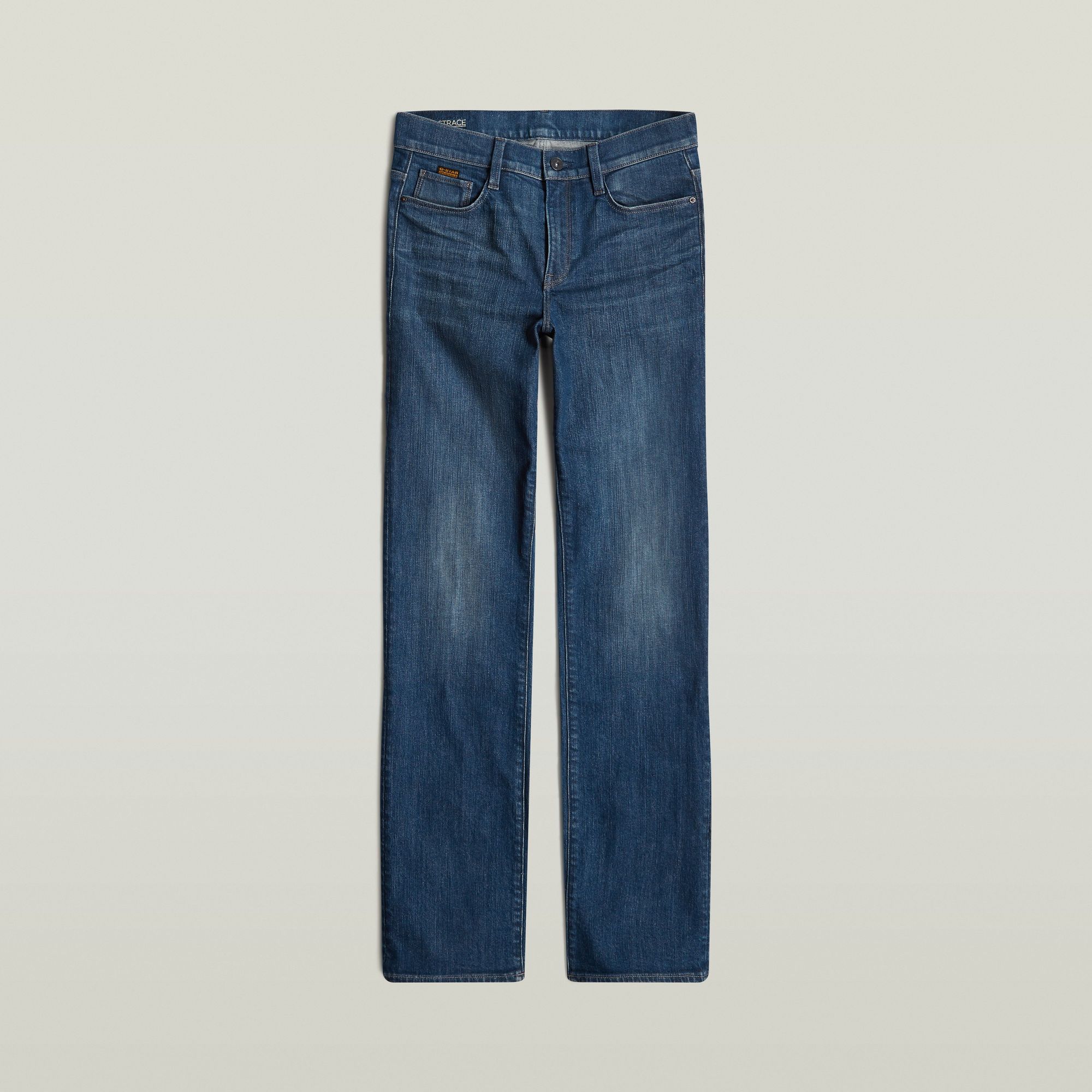 G-Star RAW Strace Straight Jeans Donkerblauw Dames