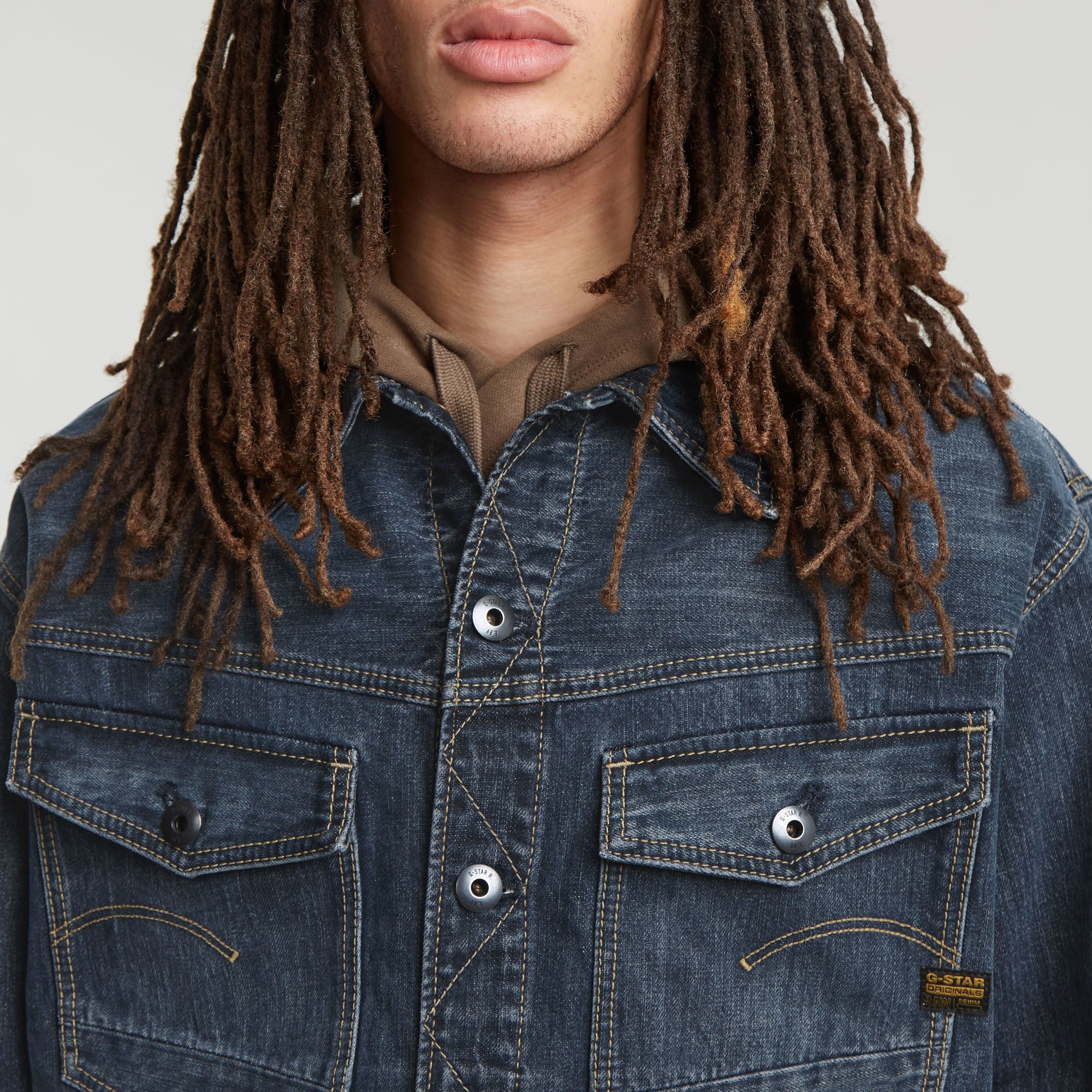 G-Star RAW Dakota Jack Donkerblauw Heren