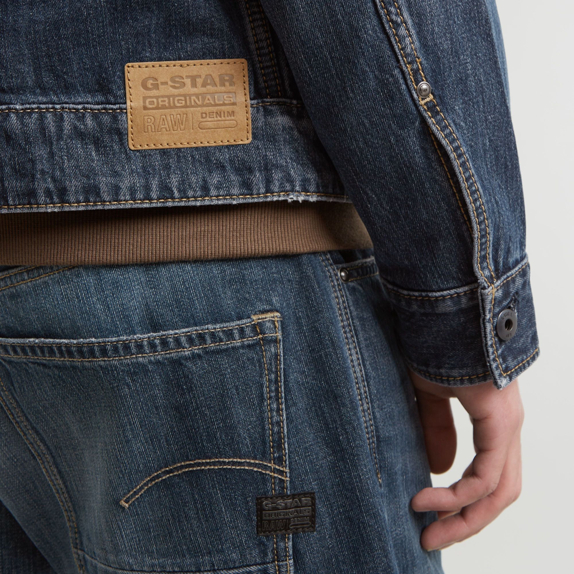 G-Star RAW Dakota Jack Donkerblauw Heren