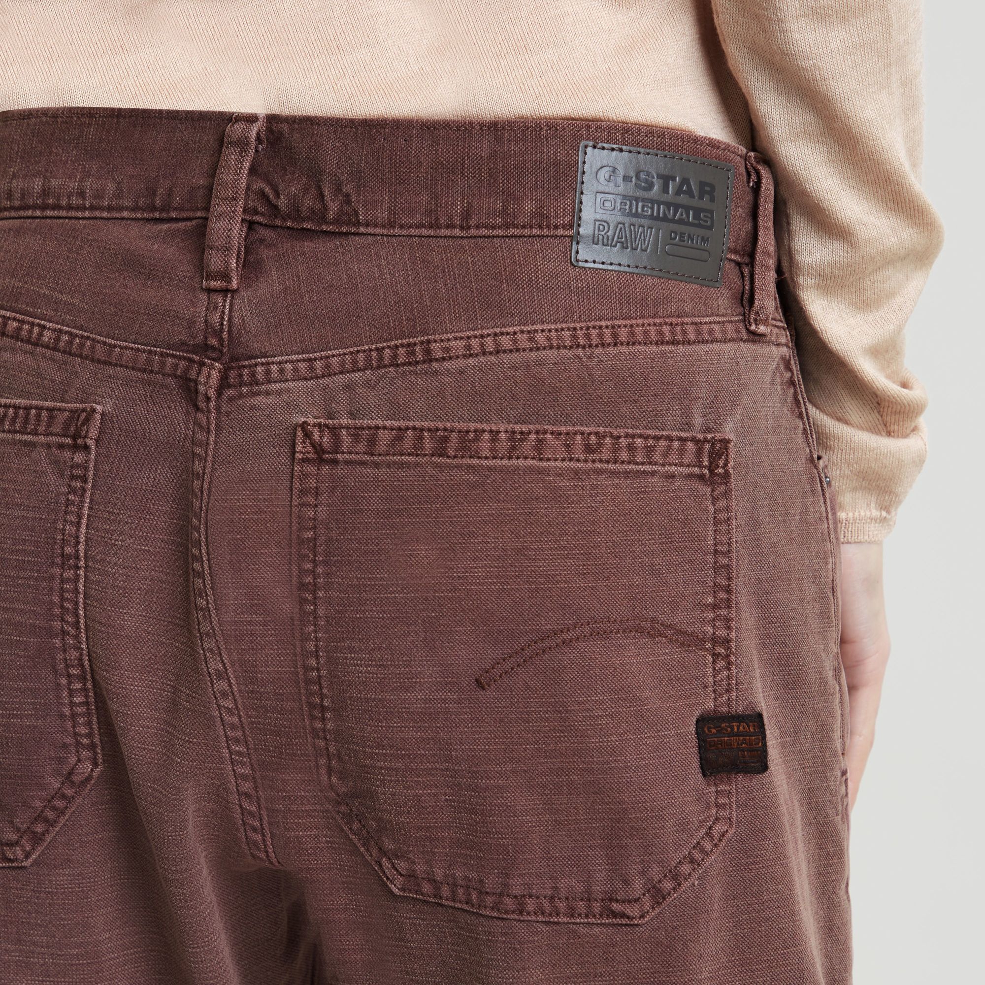 G-Star RAW Bowey 3D Carpenter Loose Jeans Bruin Dames