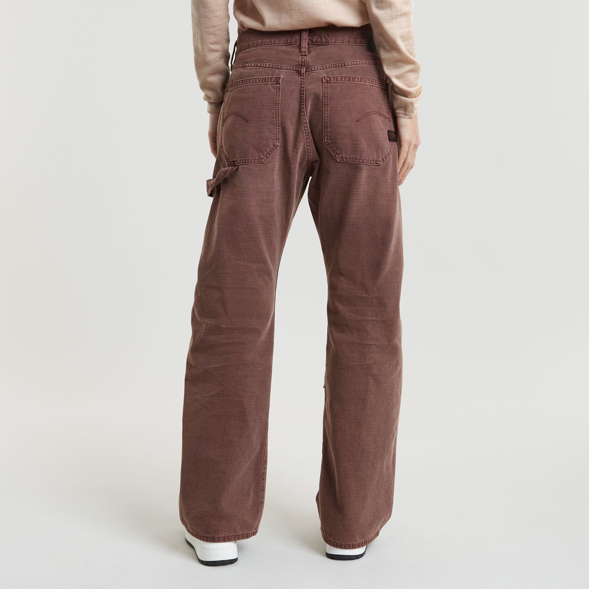 G-Star RAW Bowey 3D Carpenter Loose Jeans Bruin Dames
