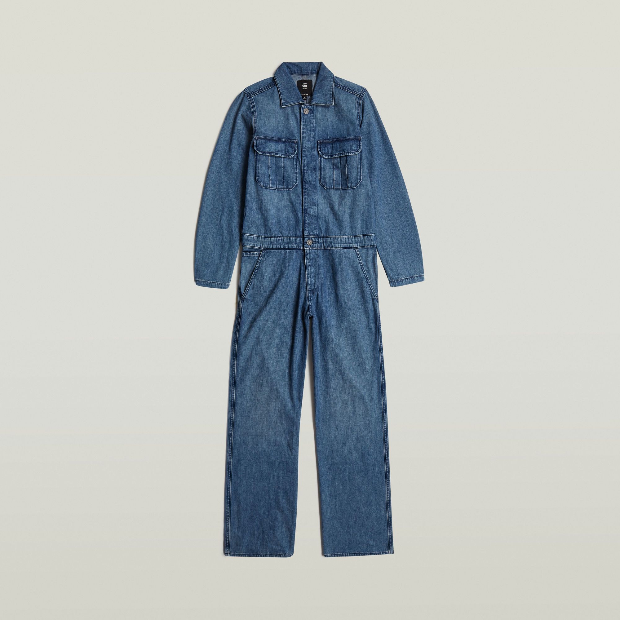 G-Star RAW Painter Overal Jumpsuit Midden blauw Dames