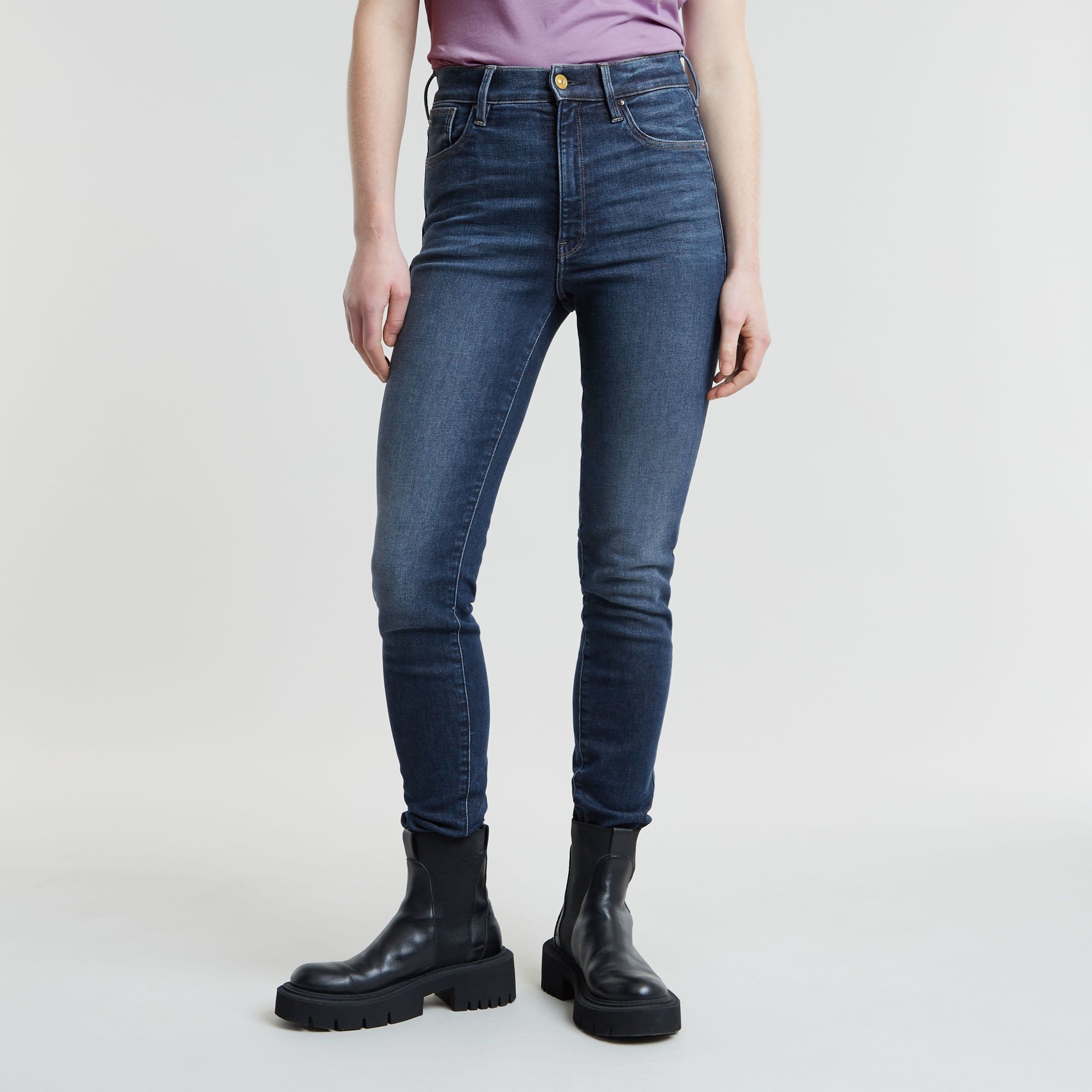 Kafey Ultra High Skinny Jeans - Mittelblau - Damen