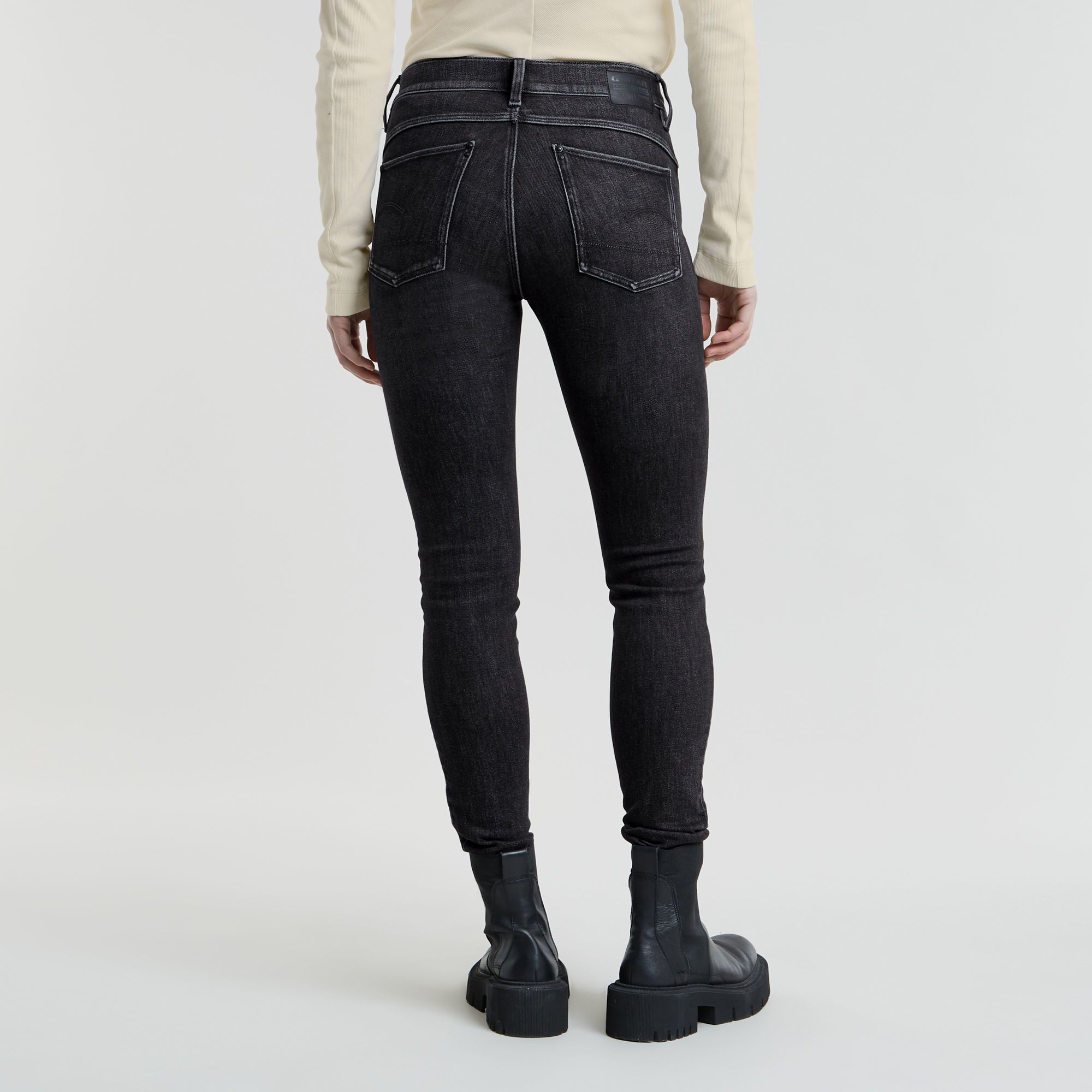 G-Star RAW Lhana Skinny Jeans Grijs Dames