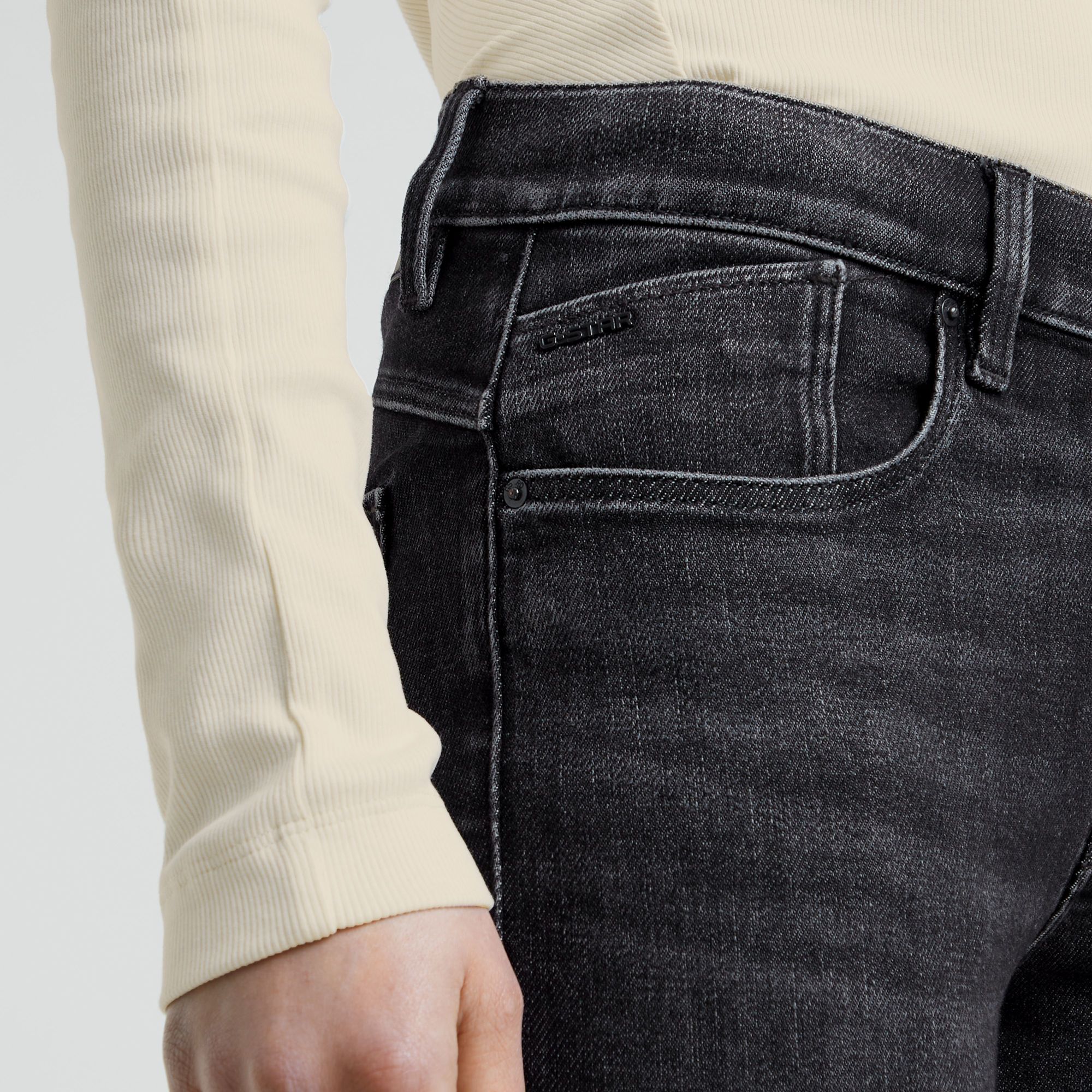 G-Star RAW Lhana Skinny Jeans Grijs Dames