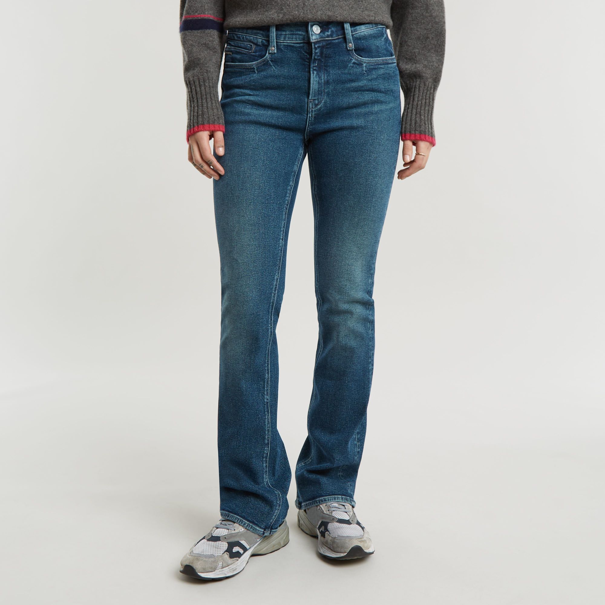 

Noxer Bootcut Jeans - Midden blauw - Dames