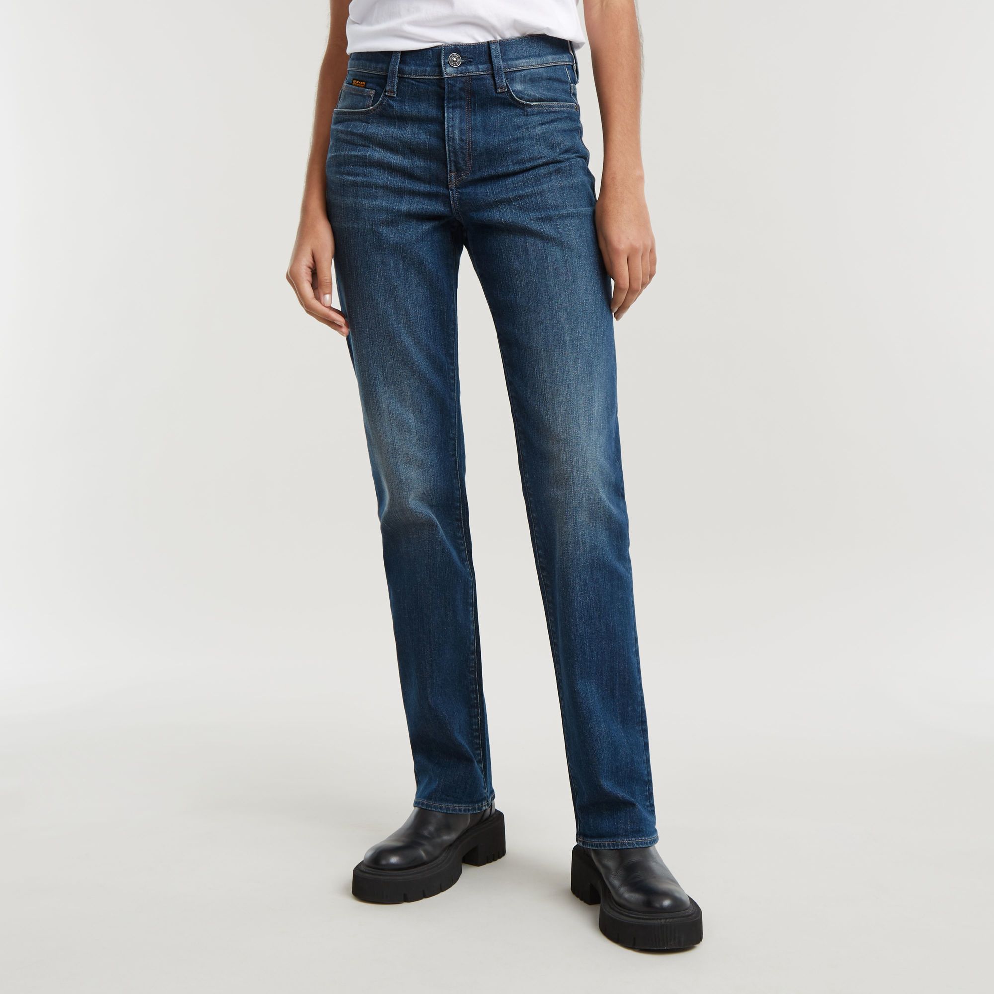 Strace Straight Jeans - Dunkelblau - Damen