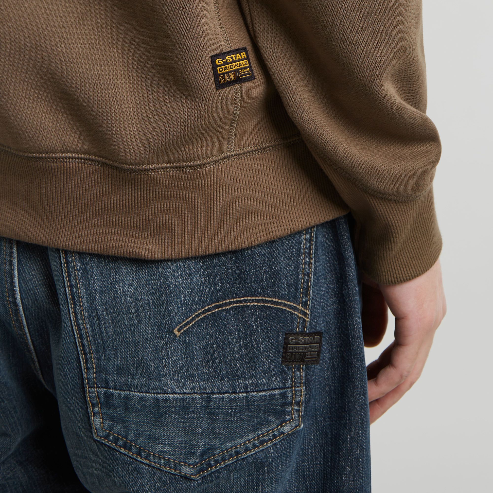 G-Star RAW Premium Core Hoodie Bruin Heren