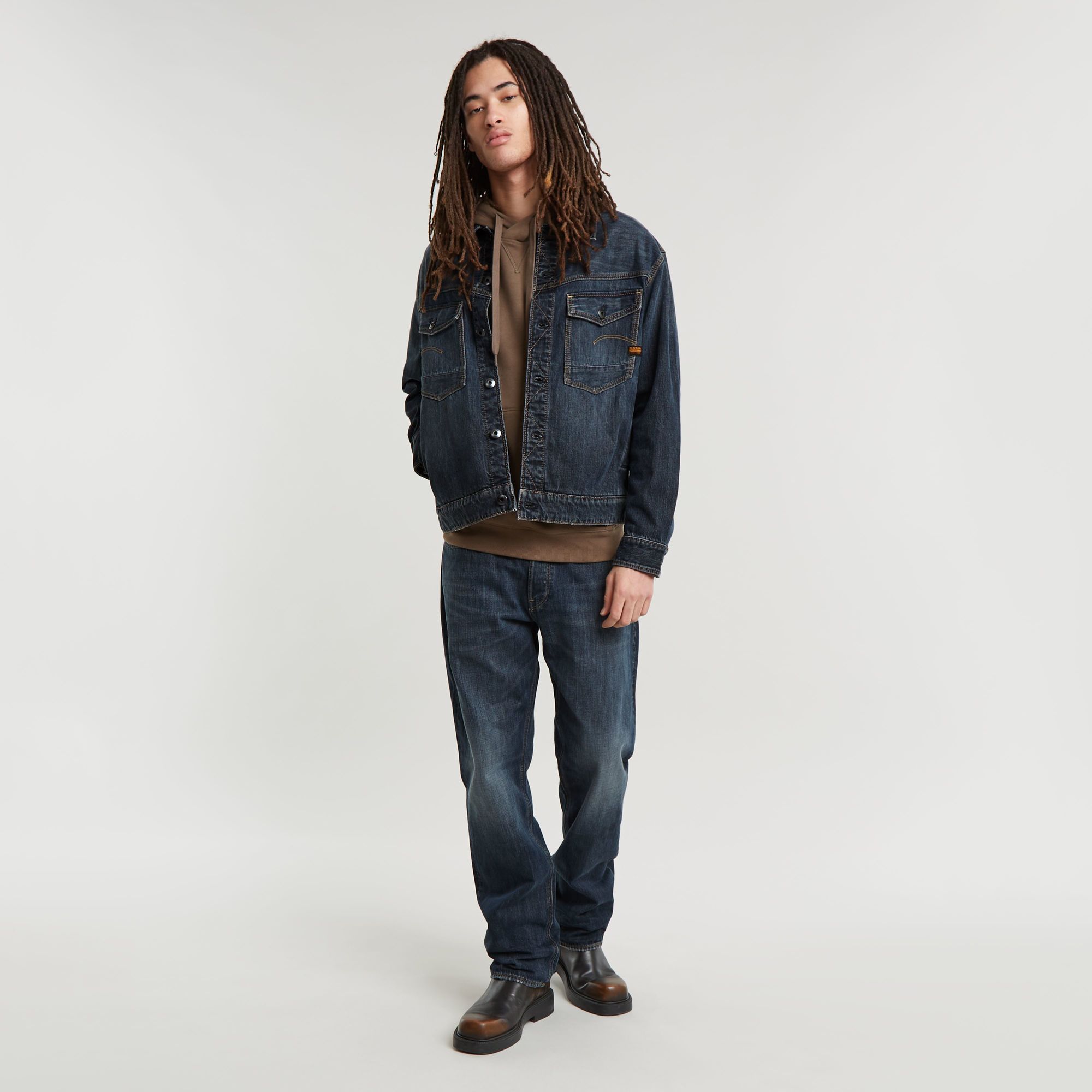 G-Star RAW Premium Core Hoodie Bruin Heren