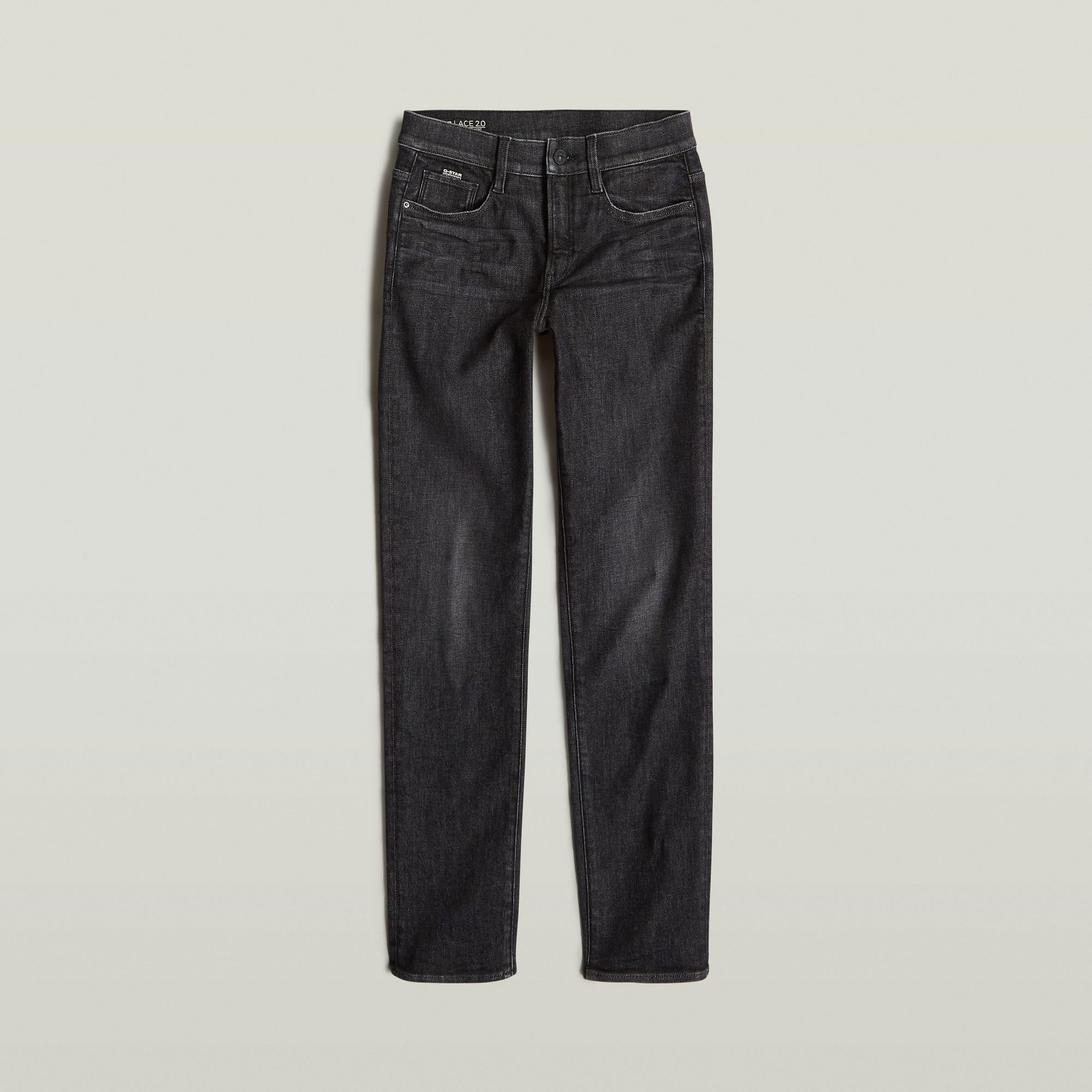 G-Star RAW Ace 2.0 Slim Straight Jeans Zwart Dames