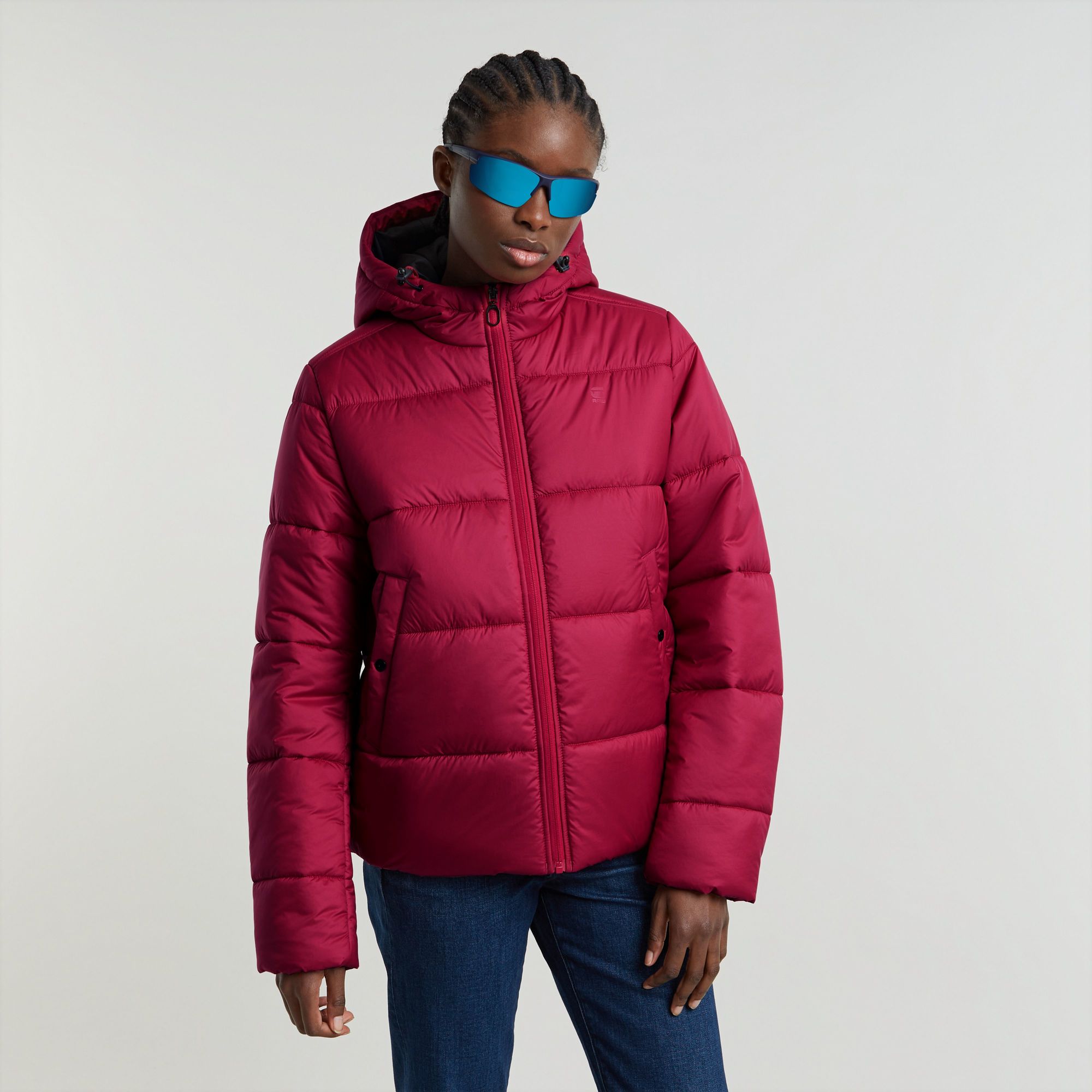 Short Puffer - Rot - Damen