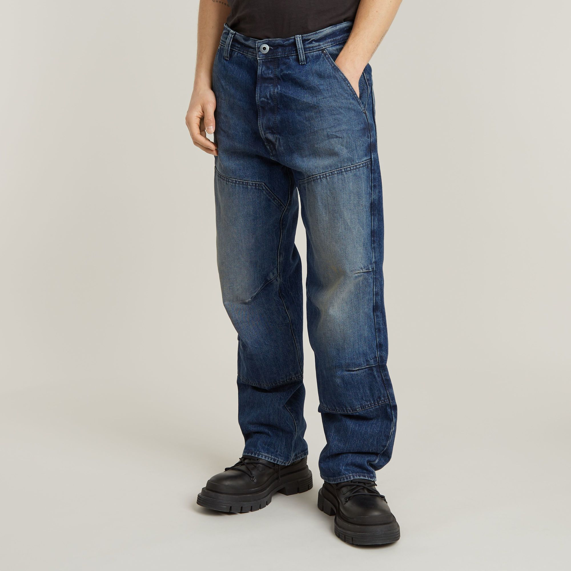 

Carpenter 3D Loose Jeans - Dark blue - Men