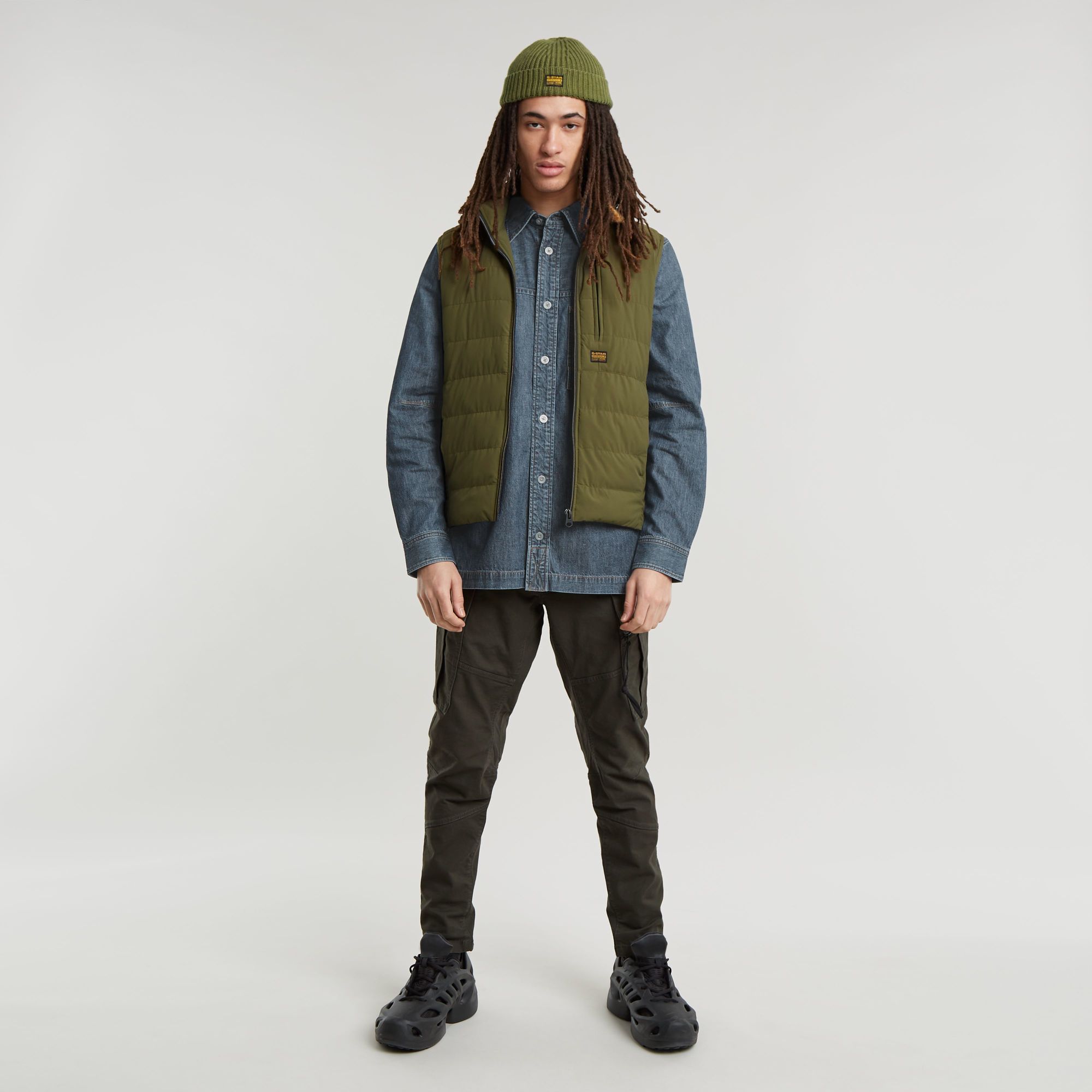 G-Star RAW Foundation Liner Bodywarmer Groen Heren