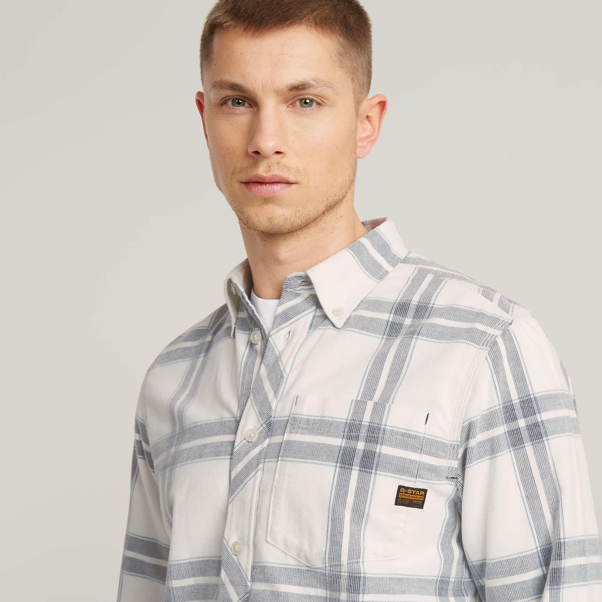 G-Star RAW One Pocket Regular Shirt Meerkleurig Heren