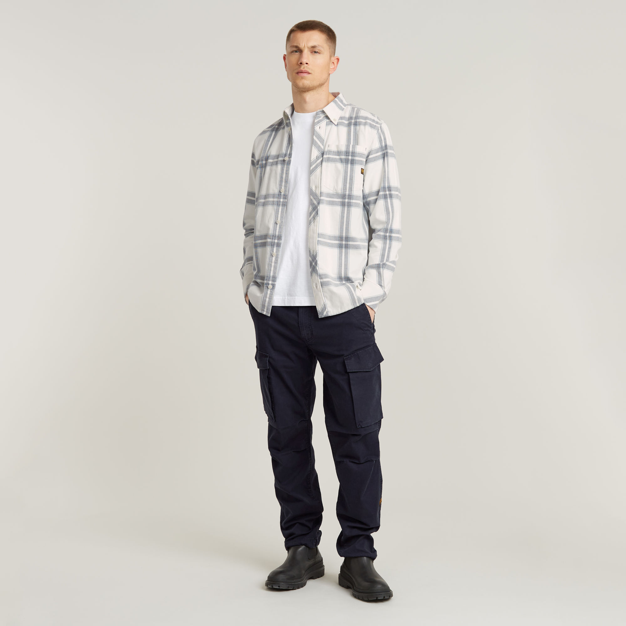 G-Star RAW One Pocket Regular Shirt Meerkleurig Heren