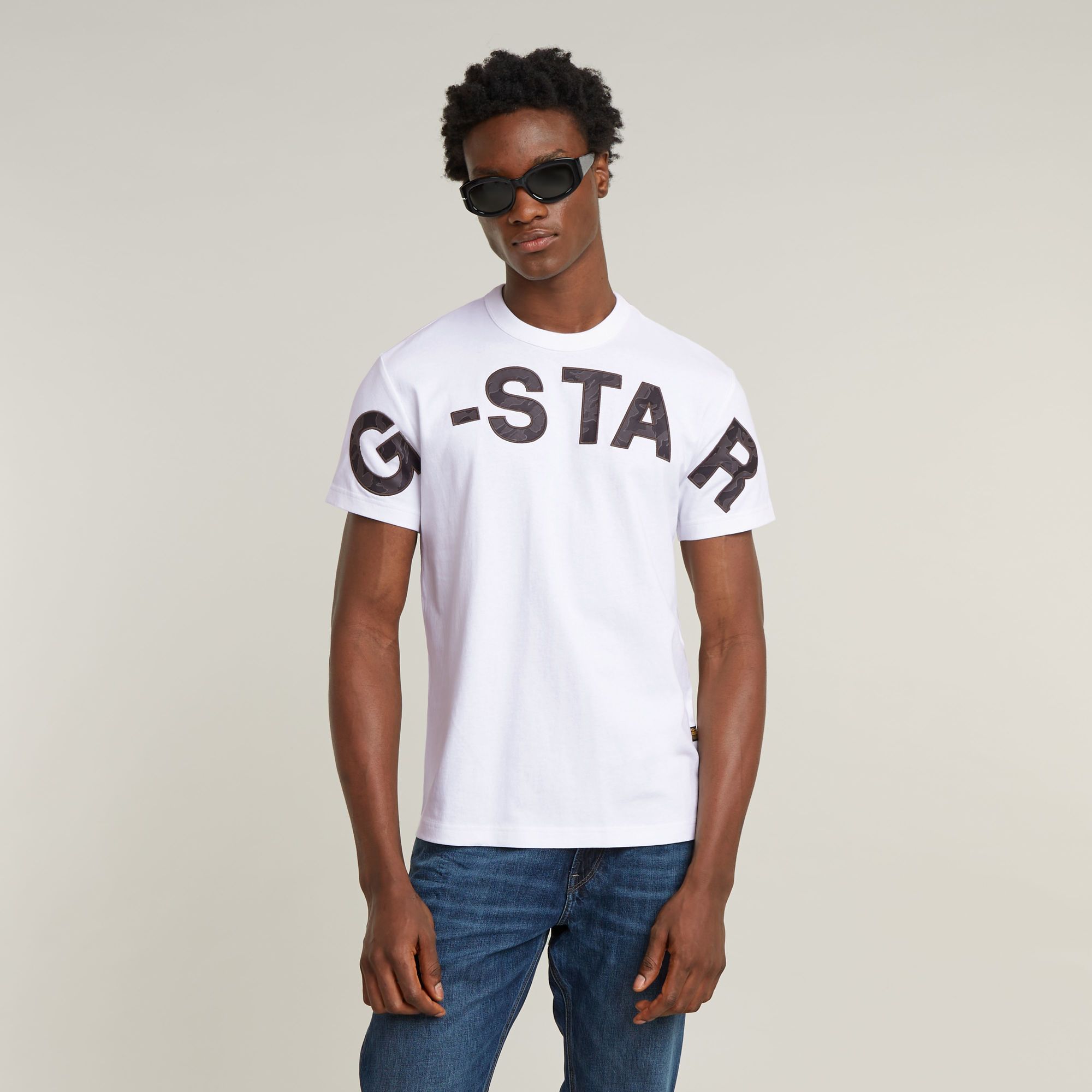 

Embro Print T-Shirt - Wit - Heren