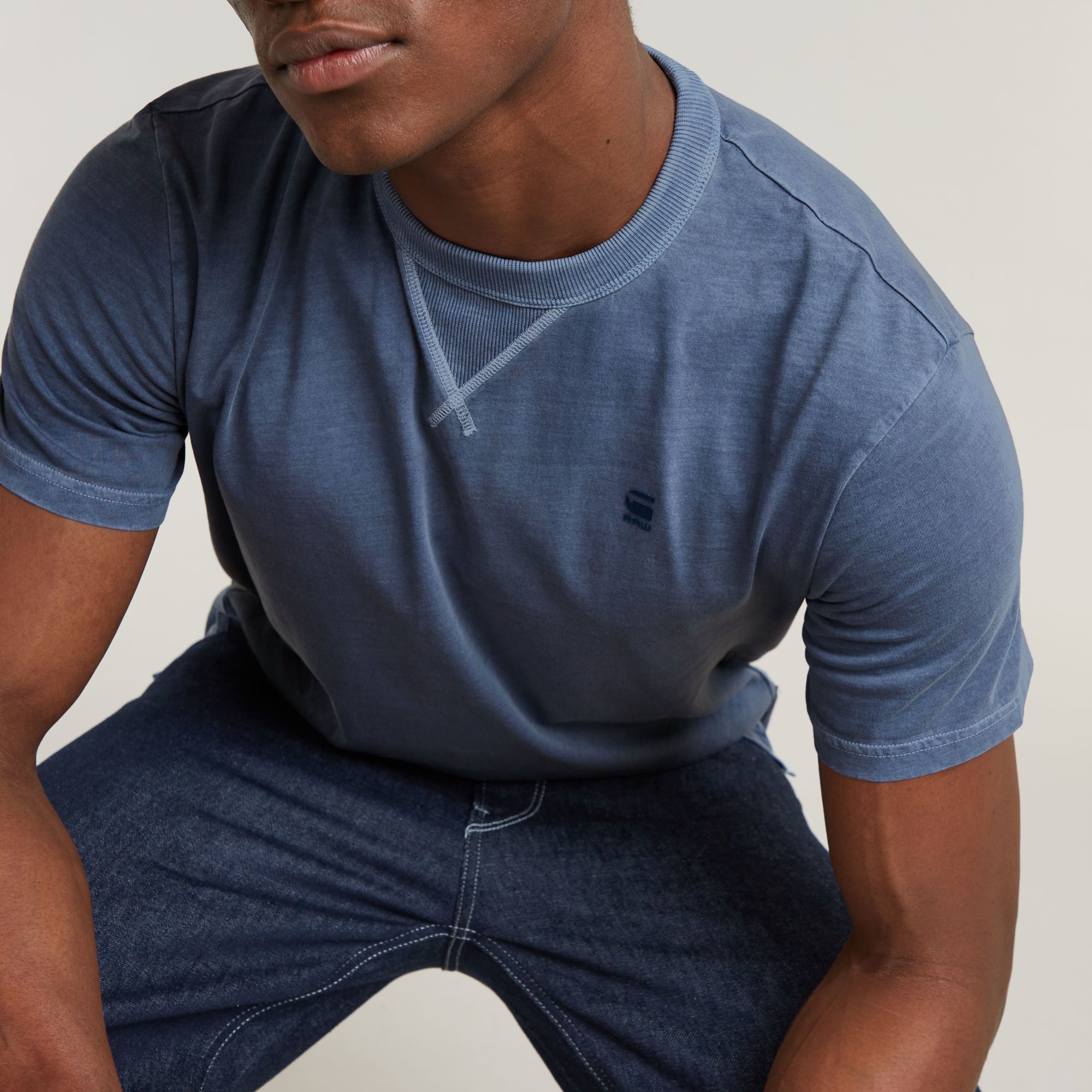 G-Star RAW Nifous T-Shirt Midden blauw Heren