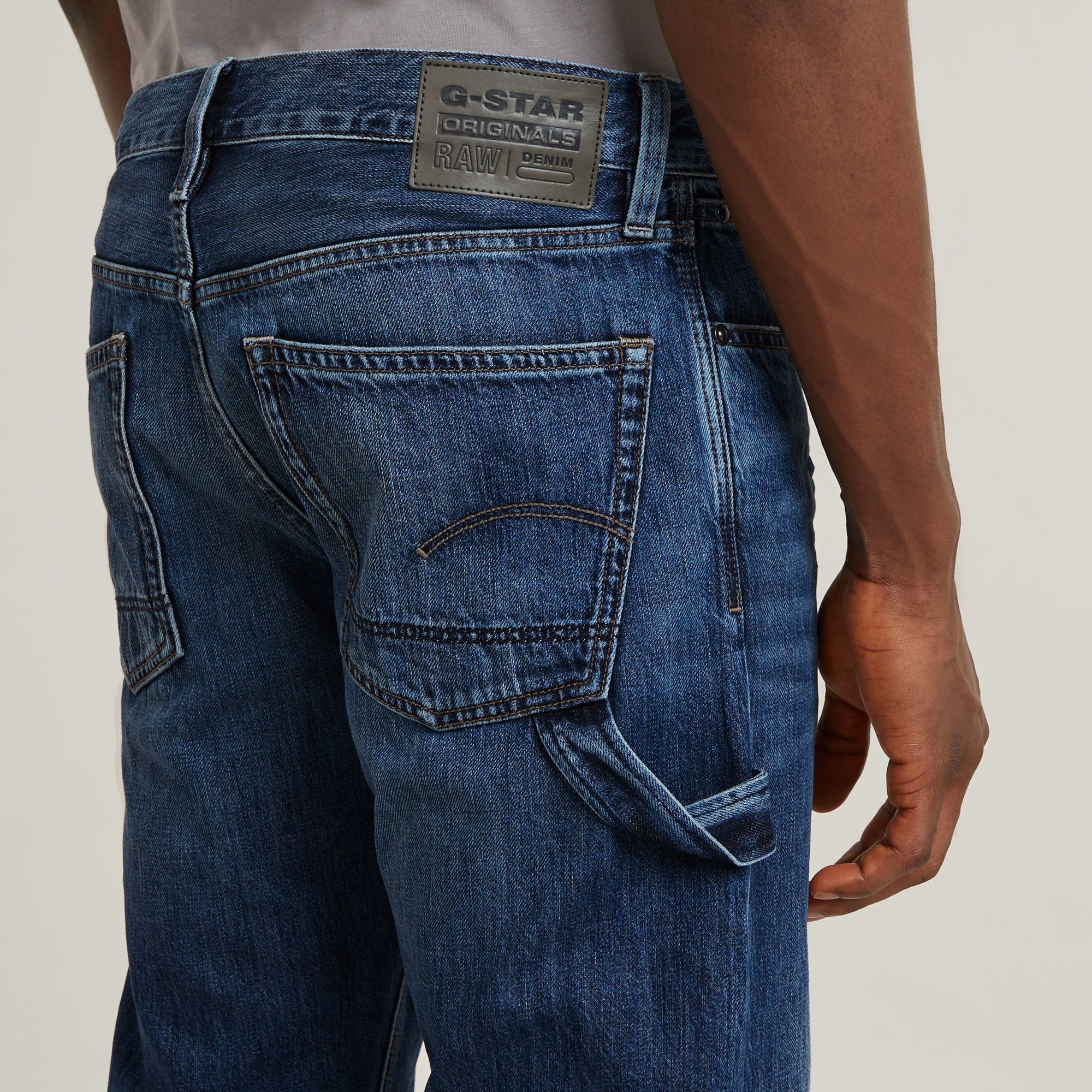 G-Star RAW Lenney Bootcut Jeans Donkerblauw Heren