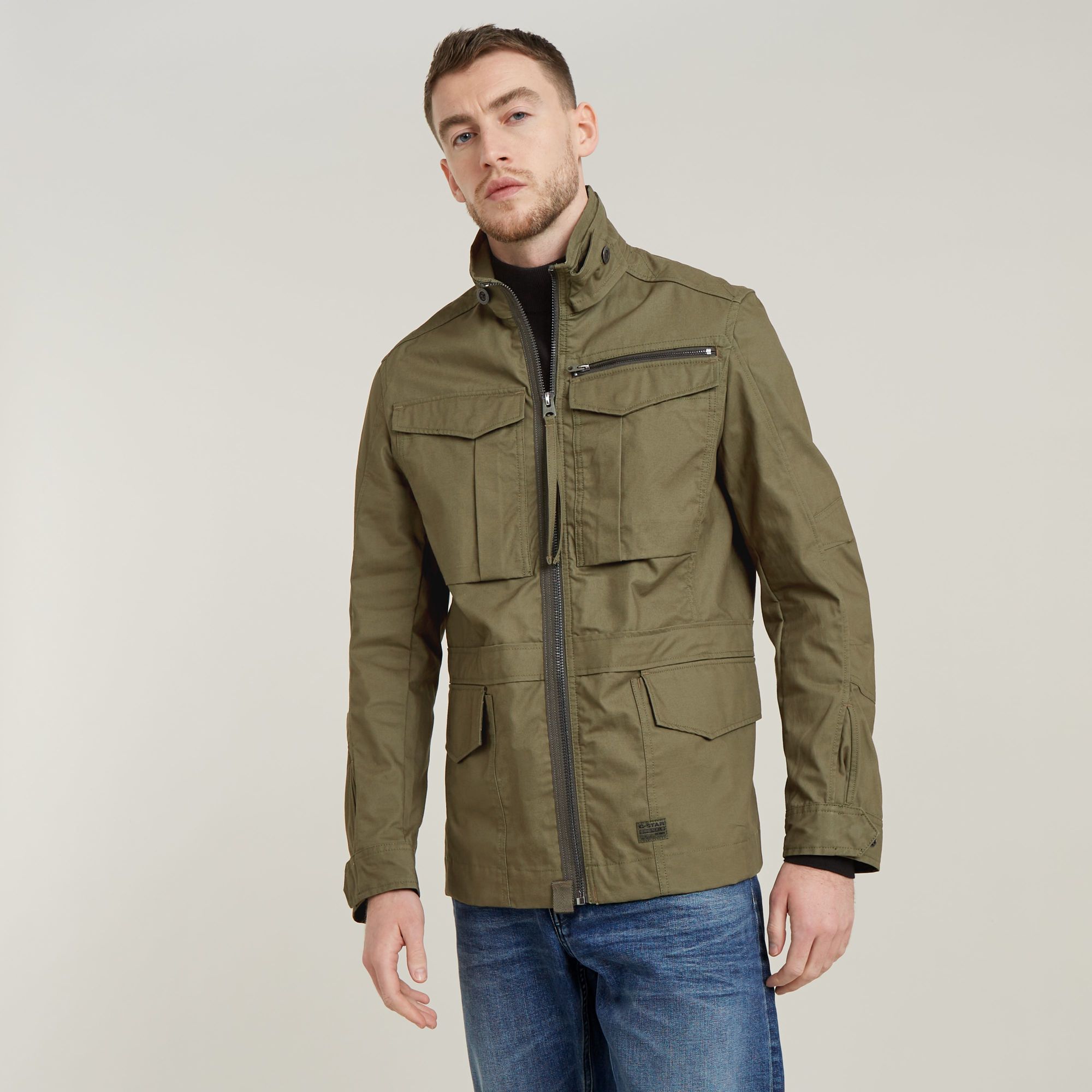 Rovic Slim Field Jacke - Grün - Herren