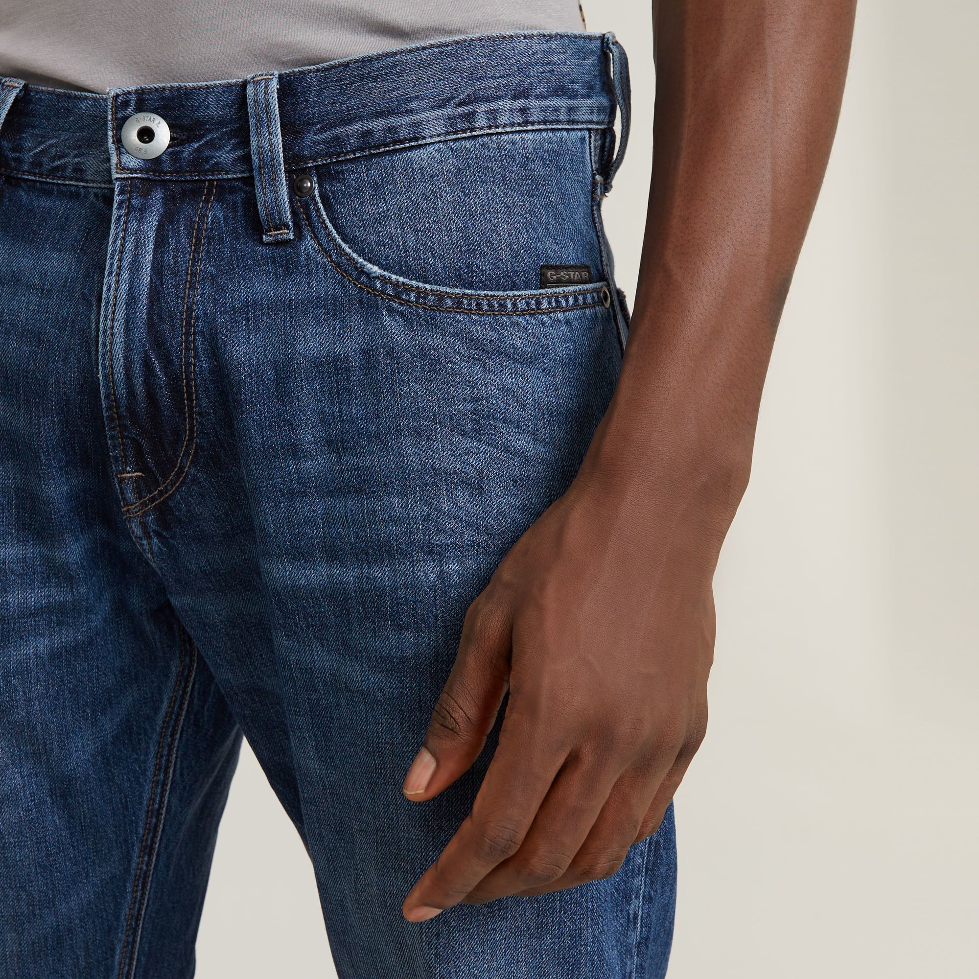 G-Star RAW Lenney Bootcut Jeans Donkerblauw Heren