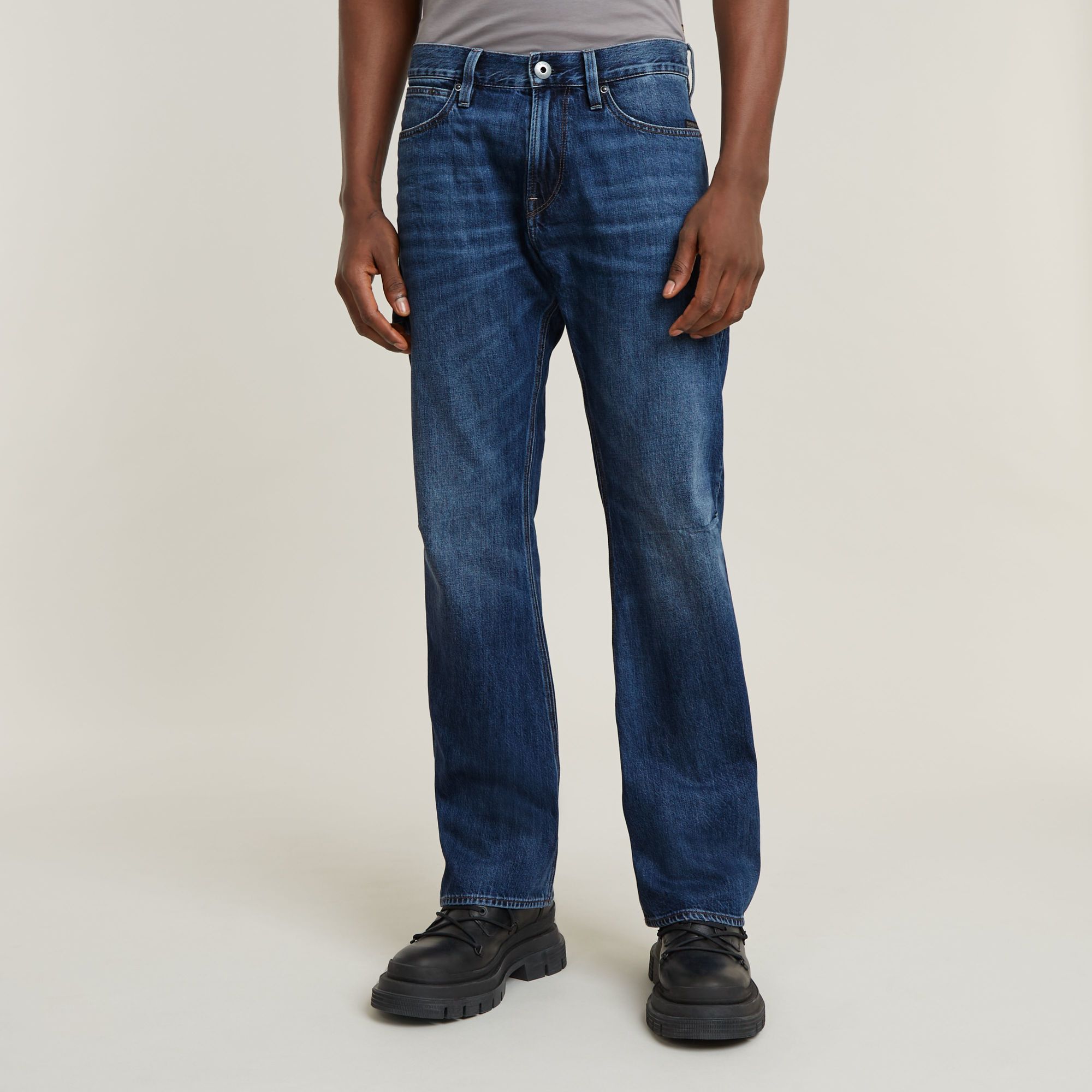 

Lenney Bootcut Jeans - Dark blue - Men