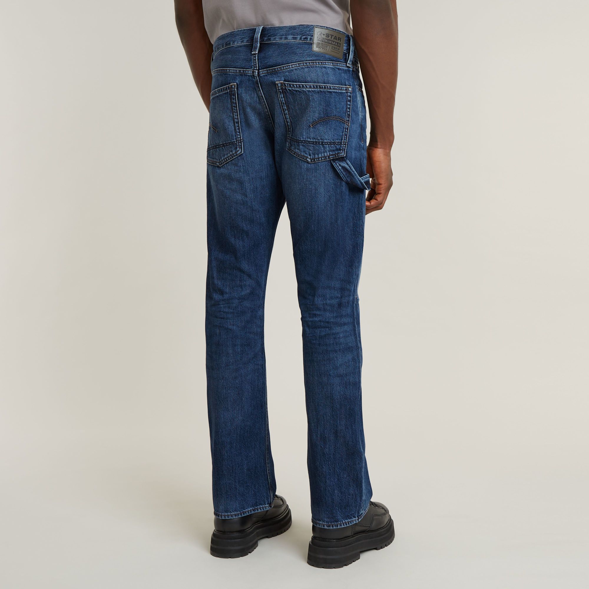 G-Star RAW Lenney Bootcut Jeans Donkerblauw Heren