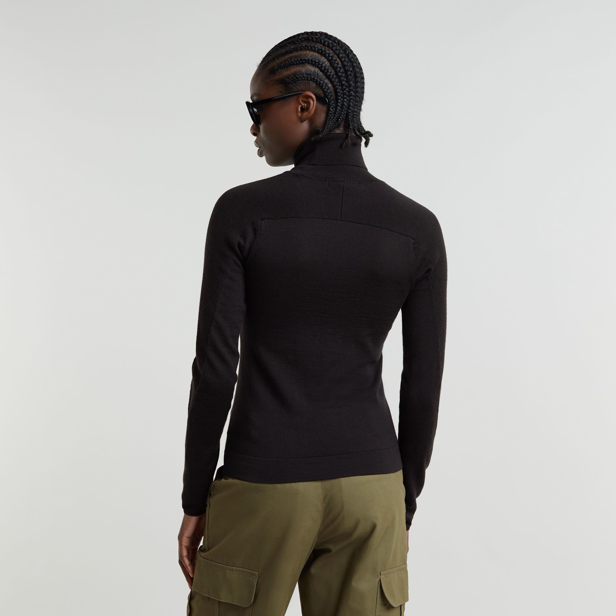 G-Star RAW Core Slim Gebreide Coltrui Zwart Dames