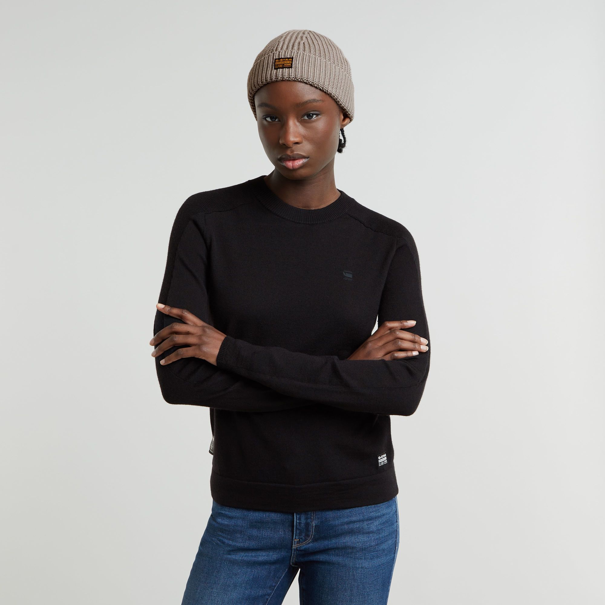 G-Star RAW Core Gebreide Trui Zwart Dames