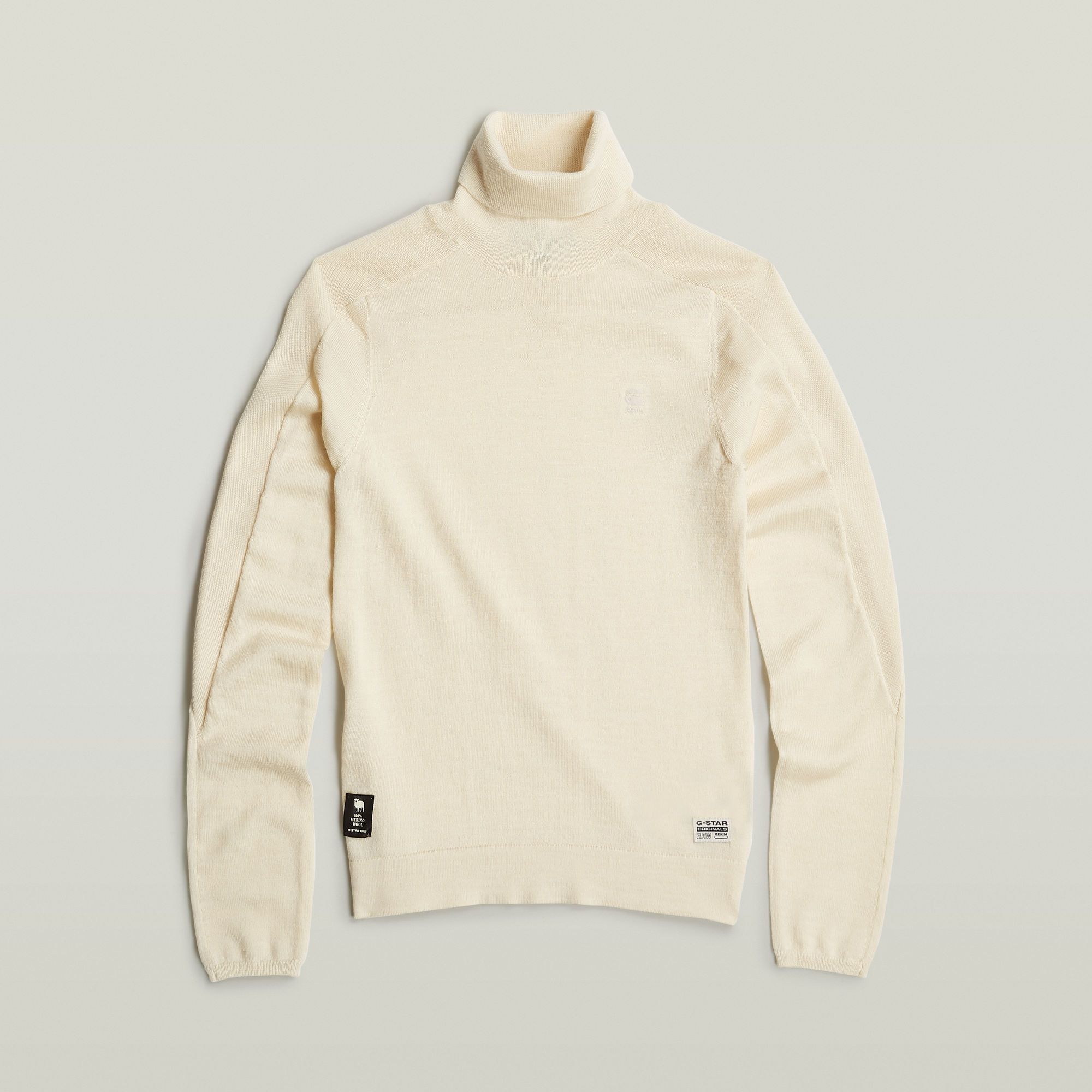 G-Star RAW Core Slim Gebreide Coltrui Wit Dames