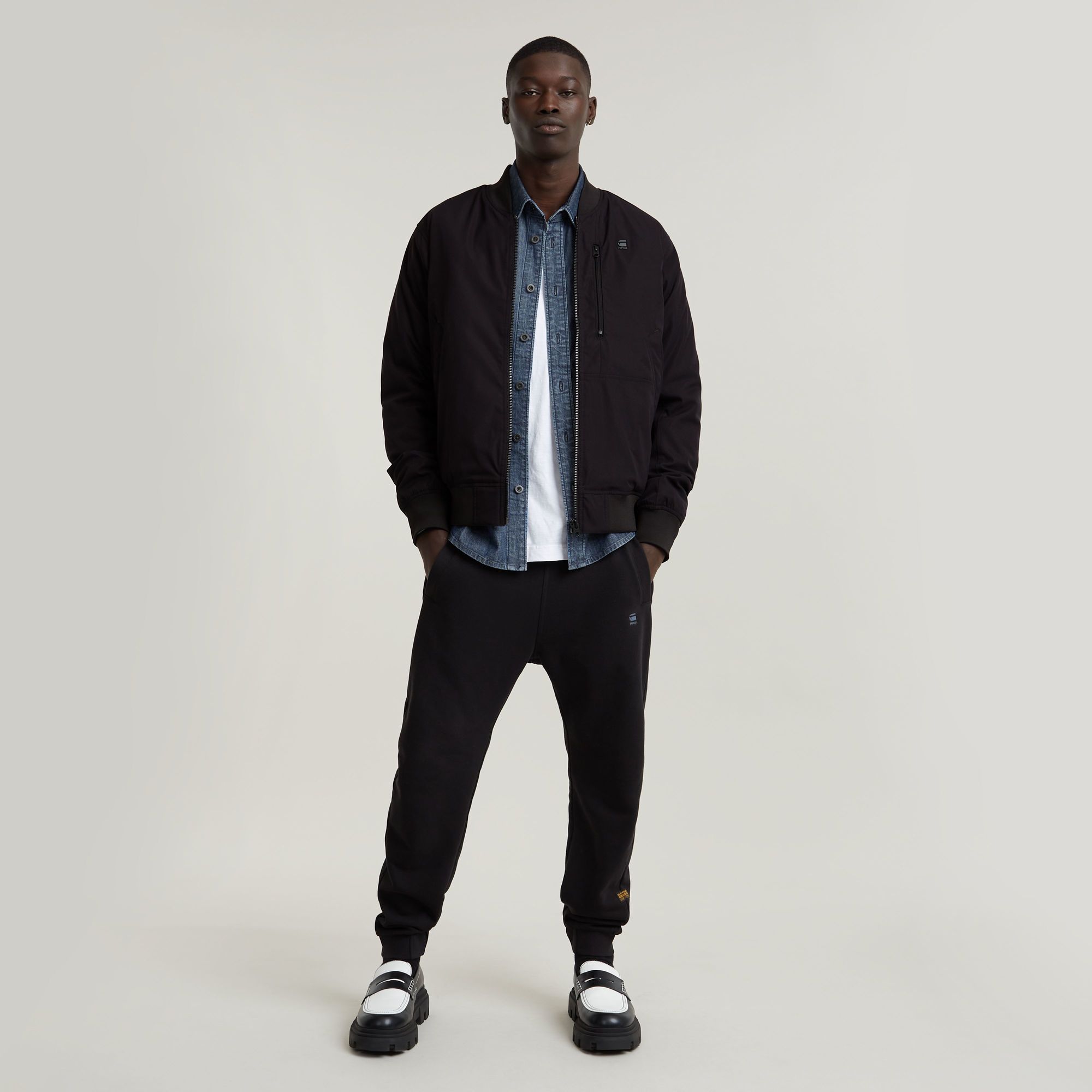 G-Star RAW Tech Bomberjack Zwart Heren