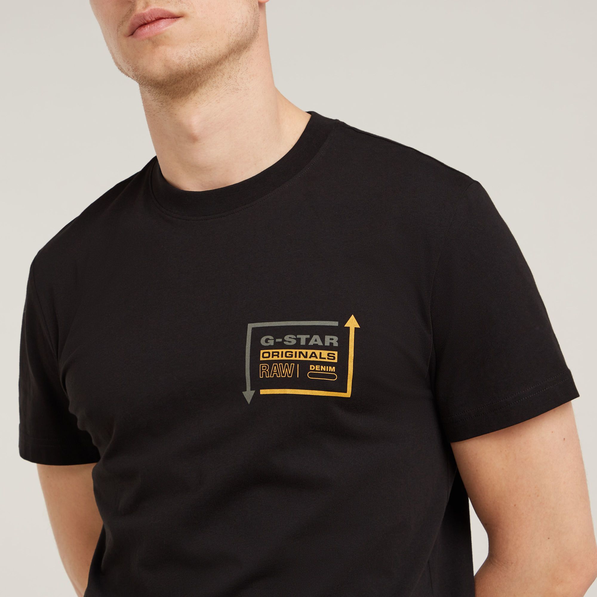 G-Star RAW Originals Catch T-Shirt Zwart Heren