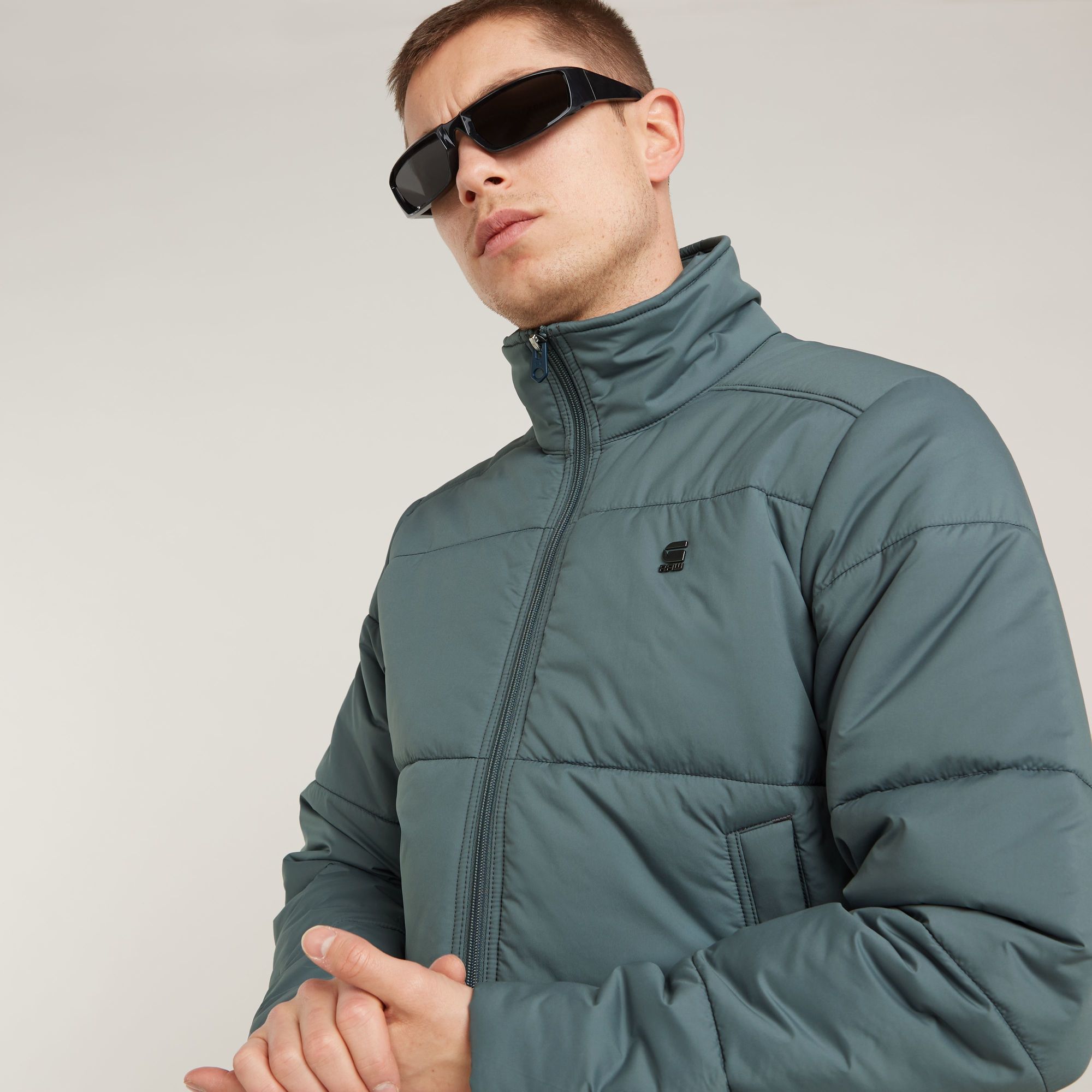 G-Star RAW Gewatteerd Jack Quilted Grijs Heren